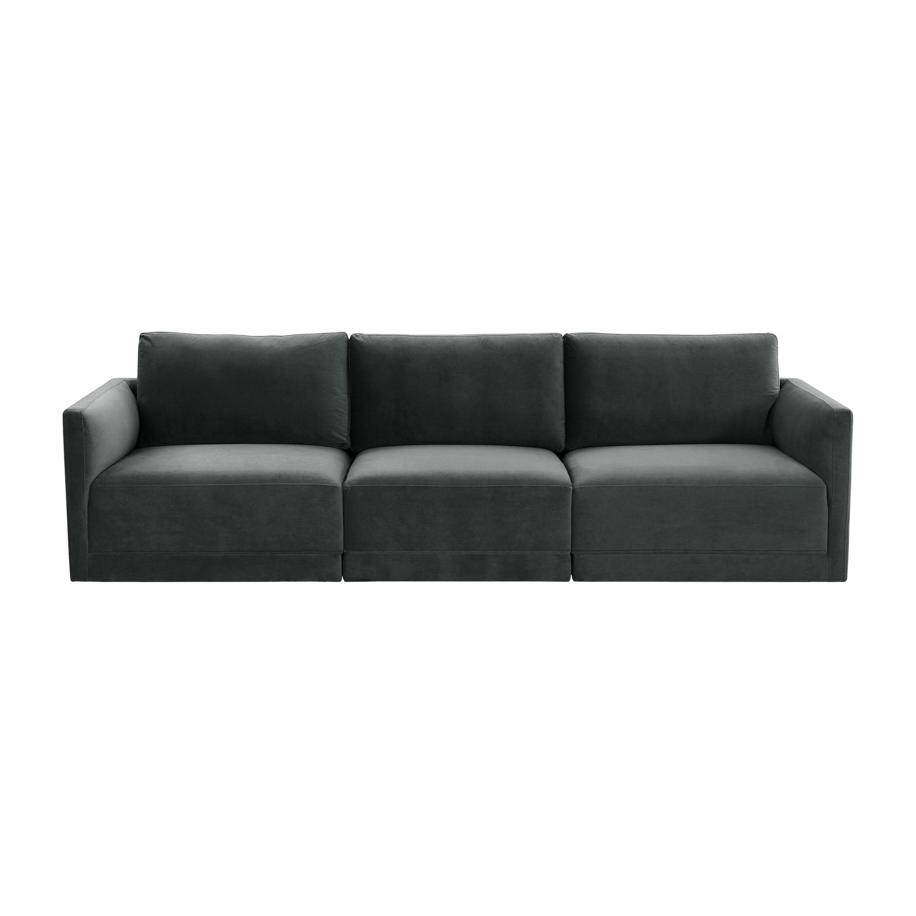 Willow 105" Performance Velvet Modular Sofa