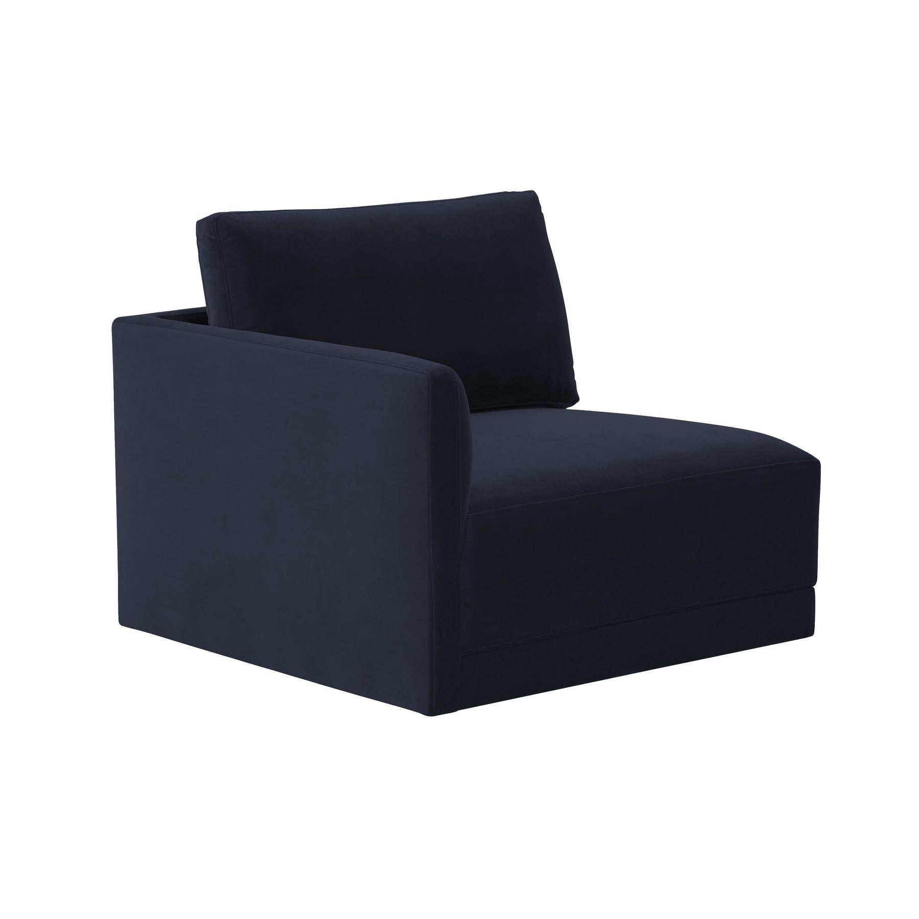Willow Performance Velvet Modular LAF Corner Chair
