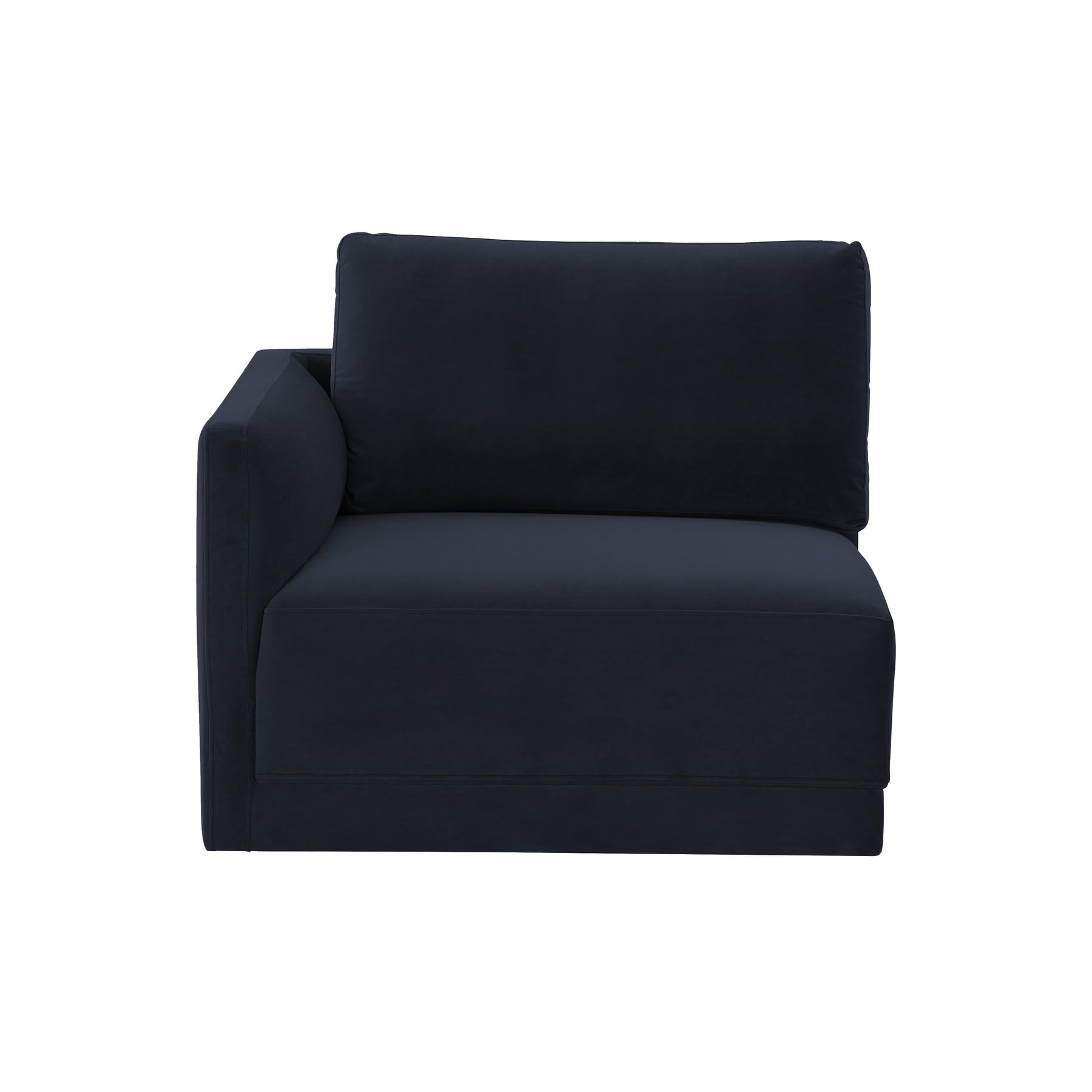 Willow Performance Velvet Modular LAF Corner Chair