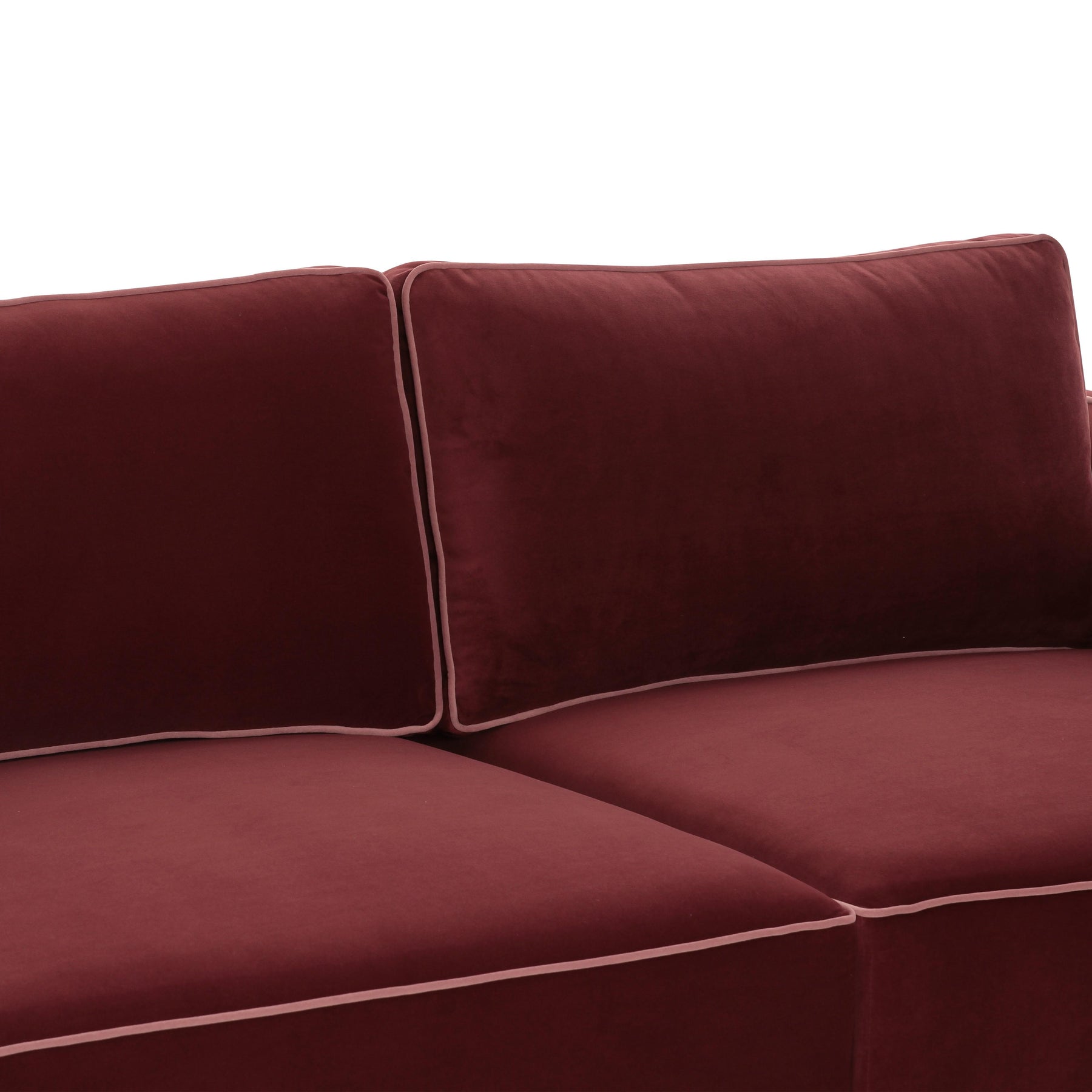 Willow 74" Performance Velvet Modular Loveseat