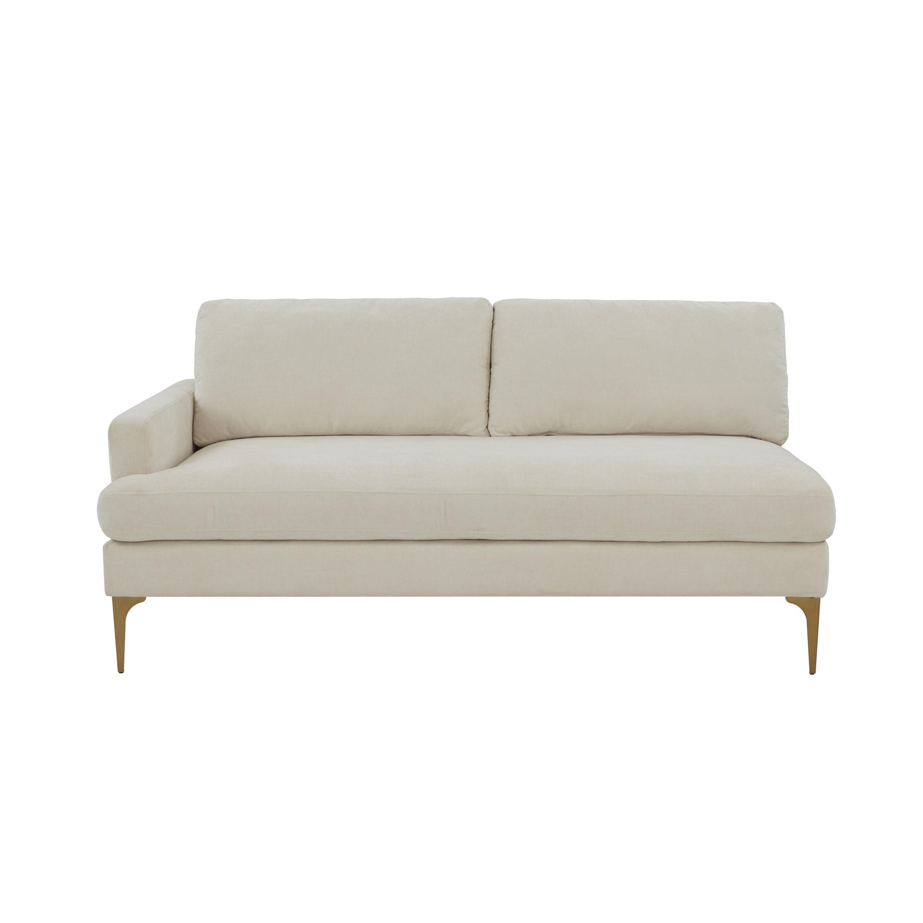 Serena 68" Performance Velvet Modular Loveseat