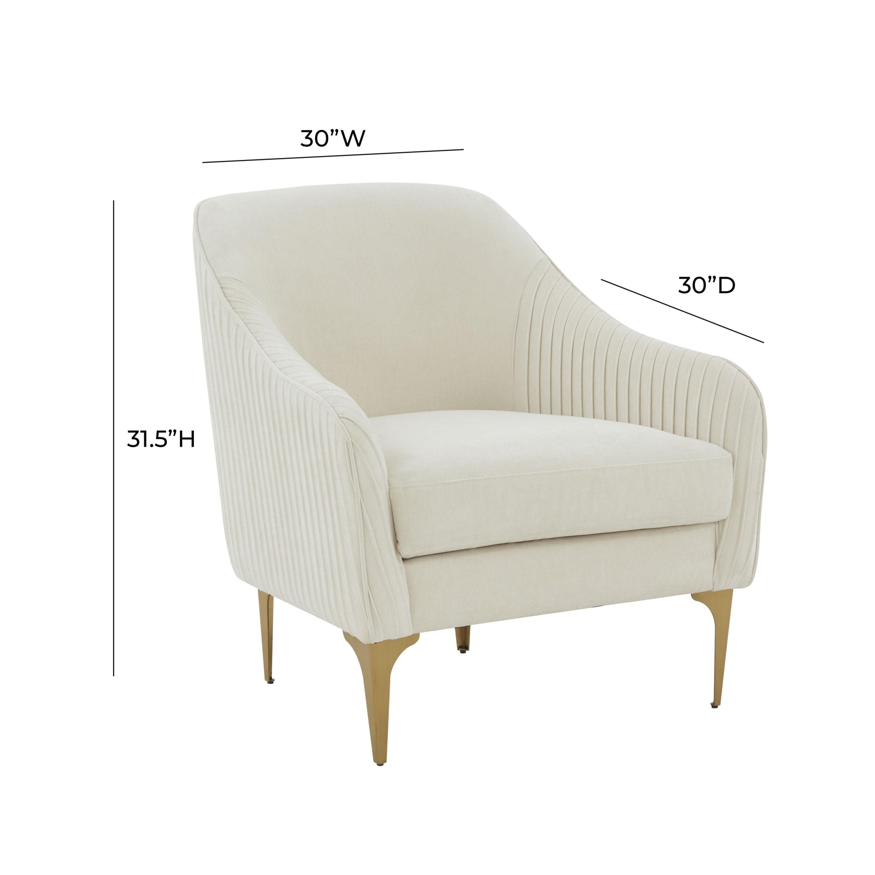 Serena Performance Velvet Accent Chair