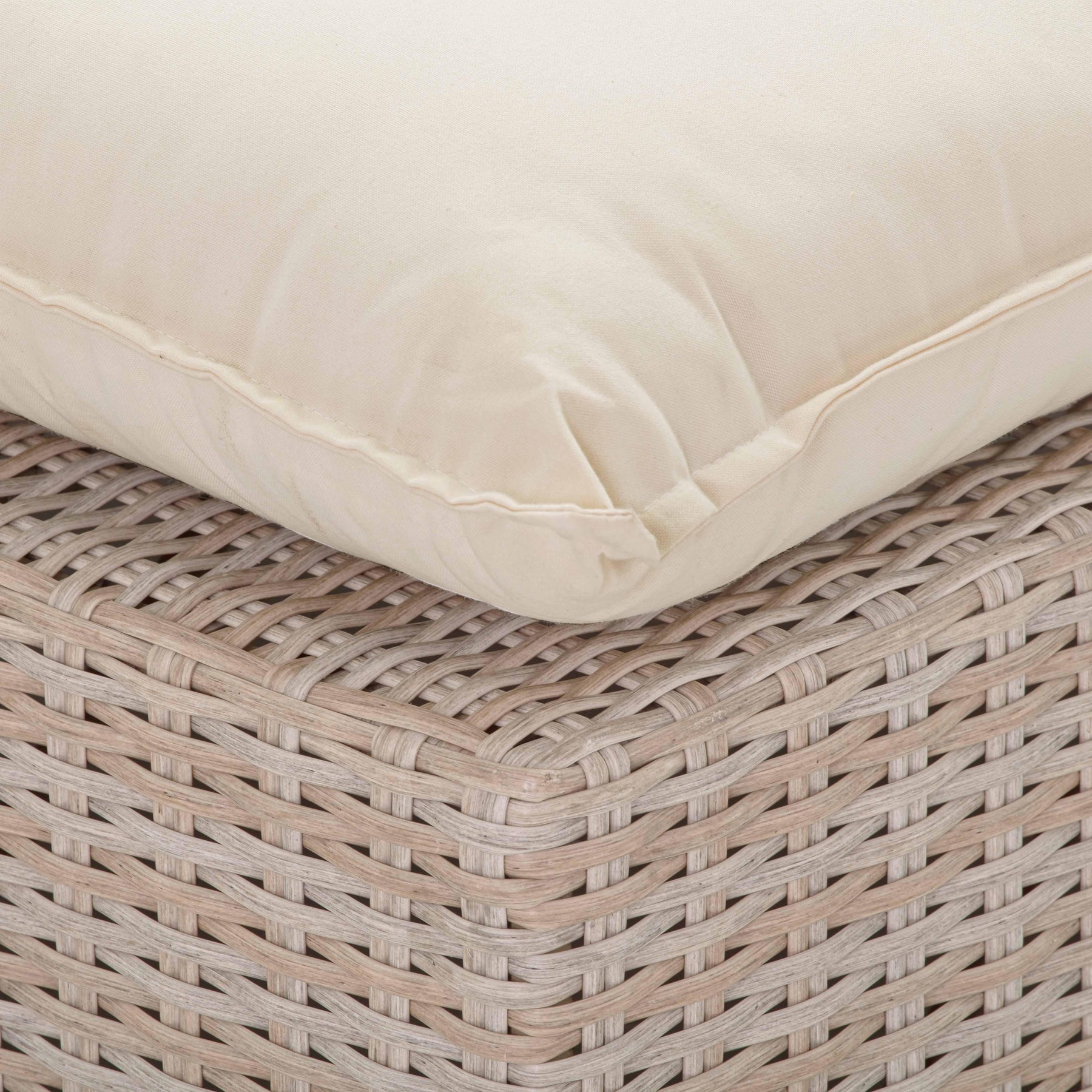 Cali Natural Wicker Outdoor Armless Chair