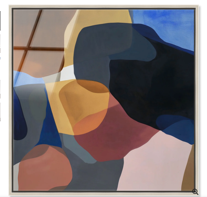 Feminine Light II Acrylic | 30 x30 | Champagne