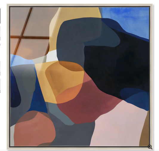Feminine Light II Acrylic | 30 x30 | Champagne