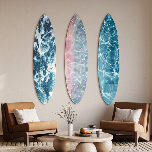 Liquid Light | Surfboard Gallery Wall