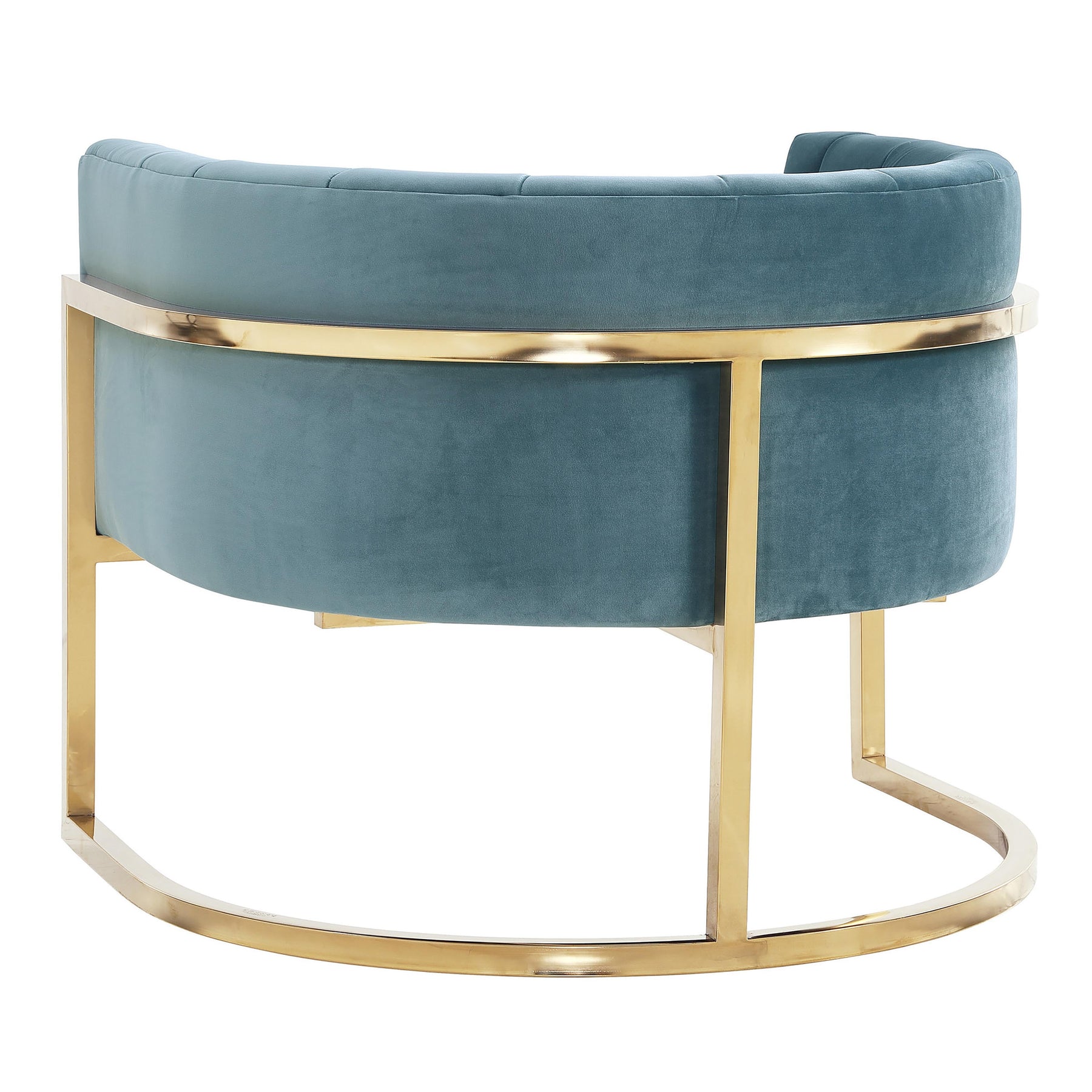 Magnolia Performance Velvet Accent Chair - Gold Base