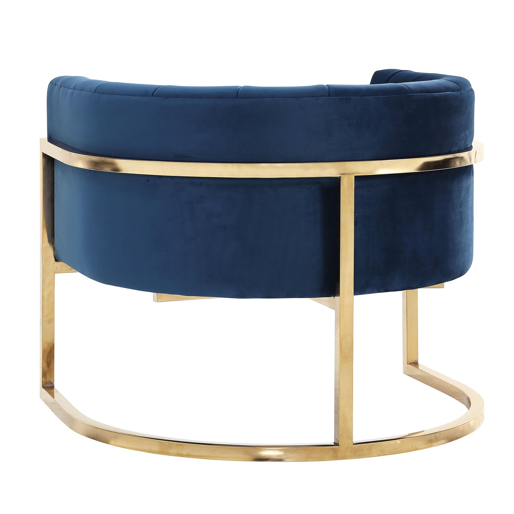 Magnolia Performance Velvet Accent Chair - Gold Base