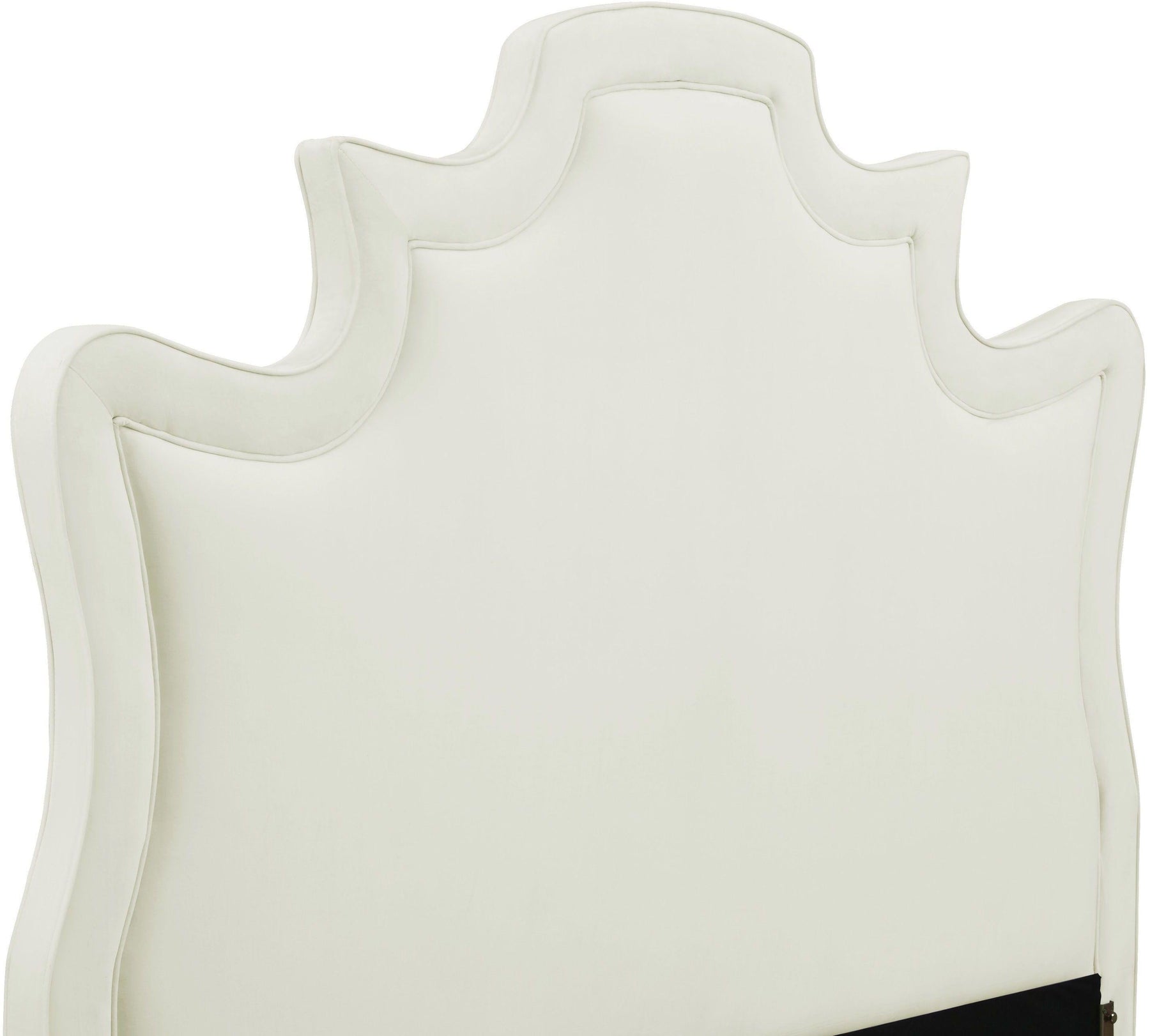 Serenity Cream Performance Velvet Bed