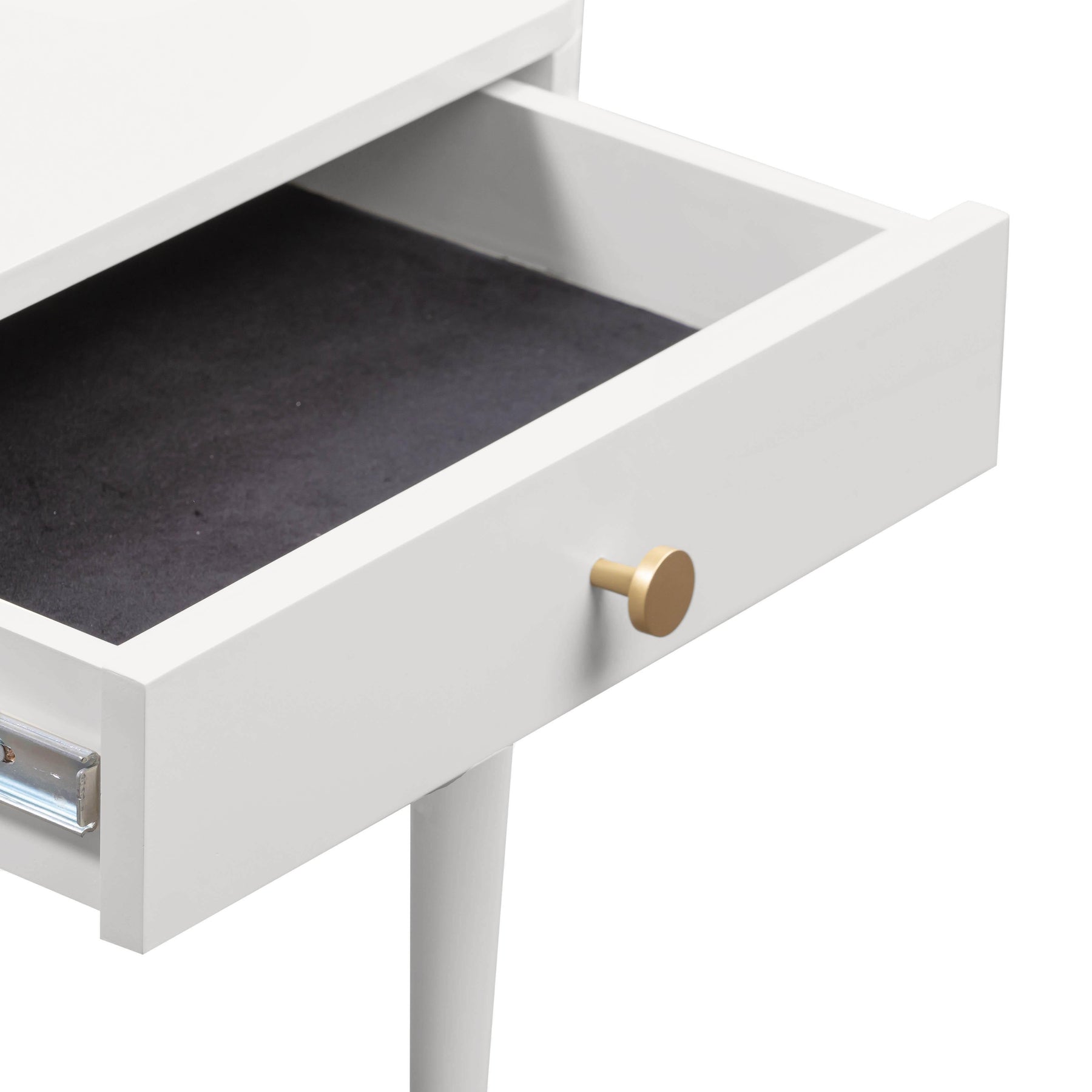 Julieta 19" Acacia Wood Nightstand With Drawer