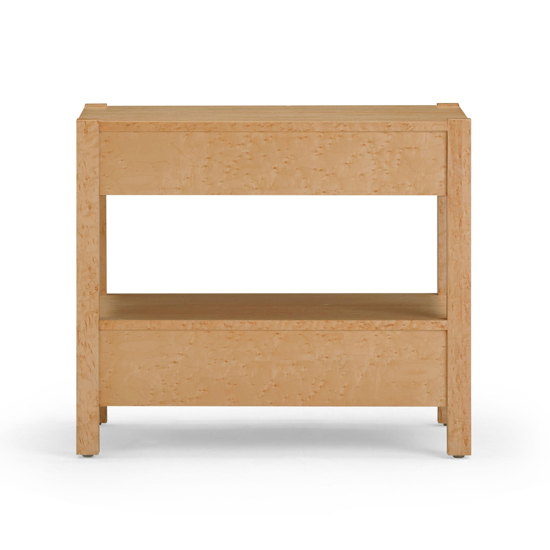 Brandyss 26" Burl 2-Drawer Nightstand