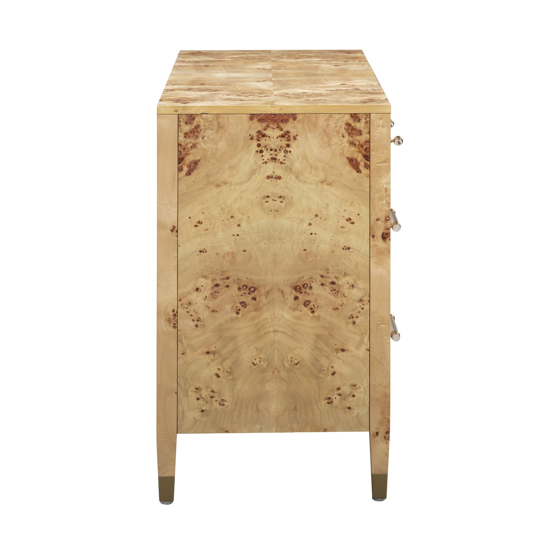Brandyss 62" Burl 7-Drawer Dresser