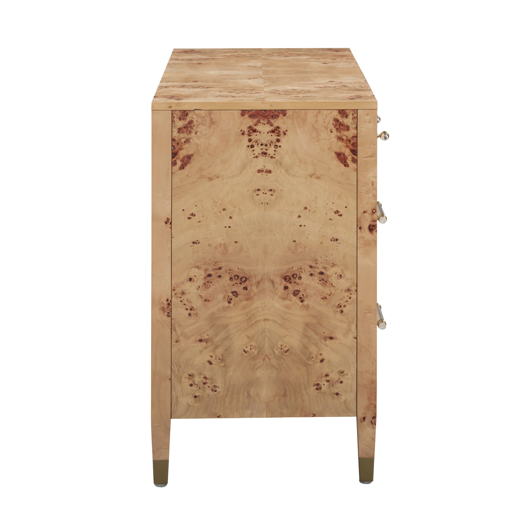 Brandyss 62" Burl 7-Drawer Dresser