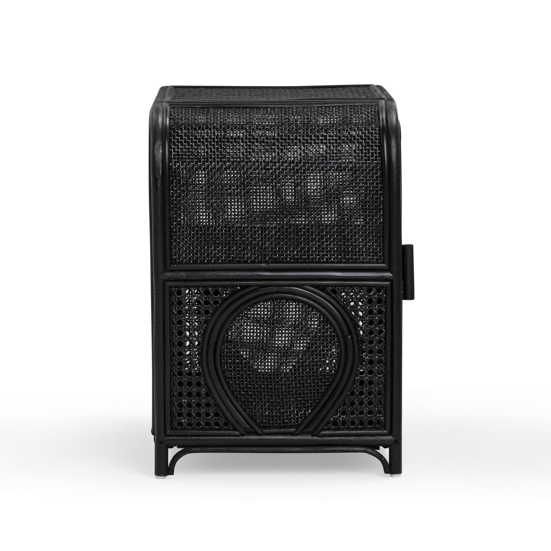 Tina 27" Rattan Nightstand With Storage