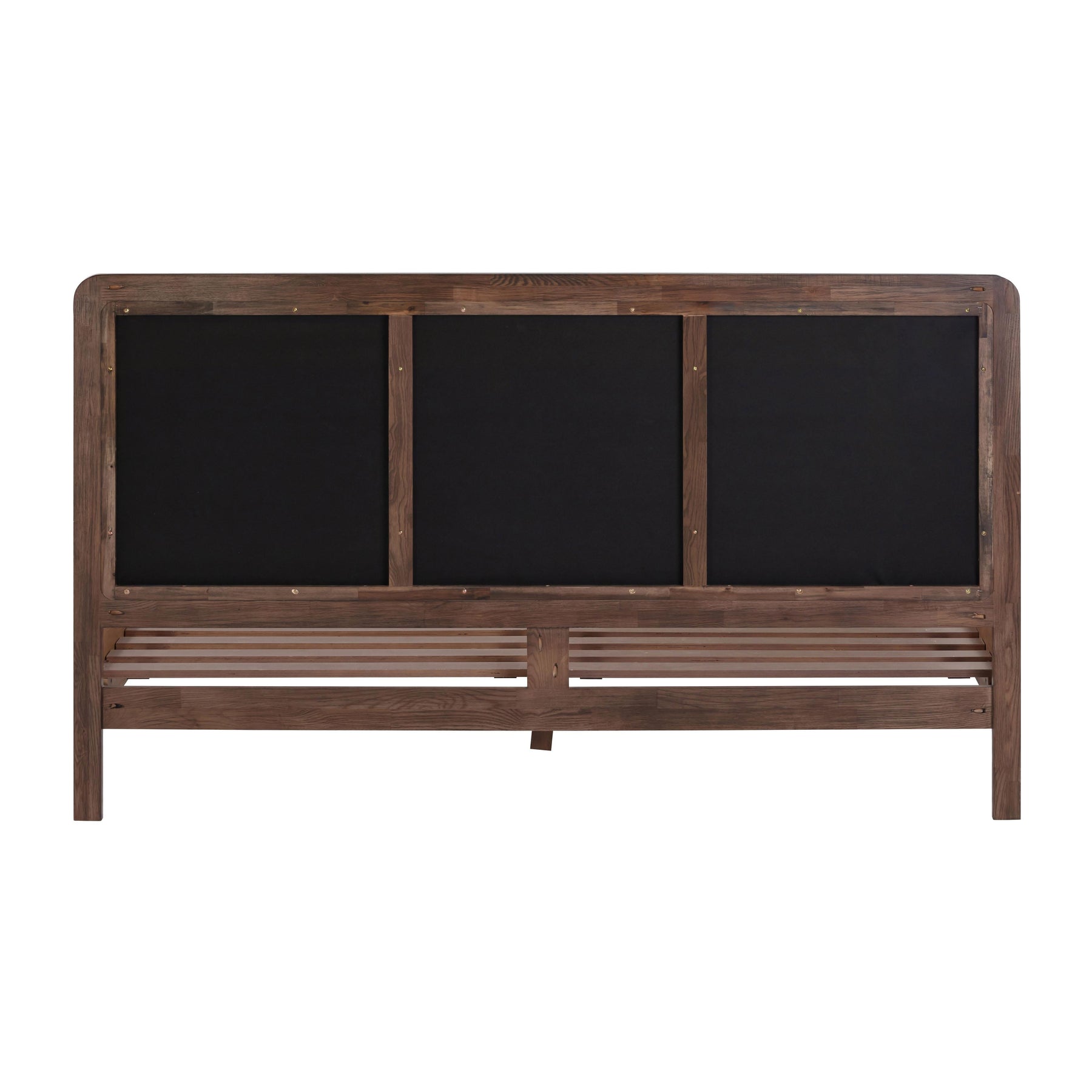 Hella Contract-Grade Velvet and Ash Wood Bed