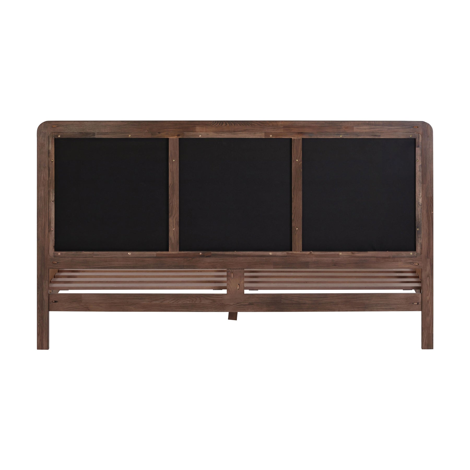 Hella Contract-Grade Velvet and Ash Wood Bed