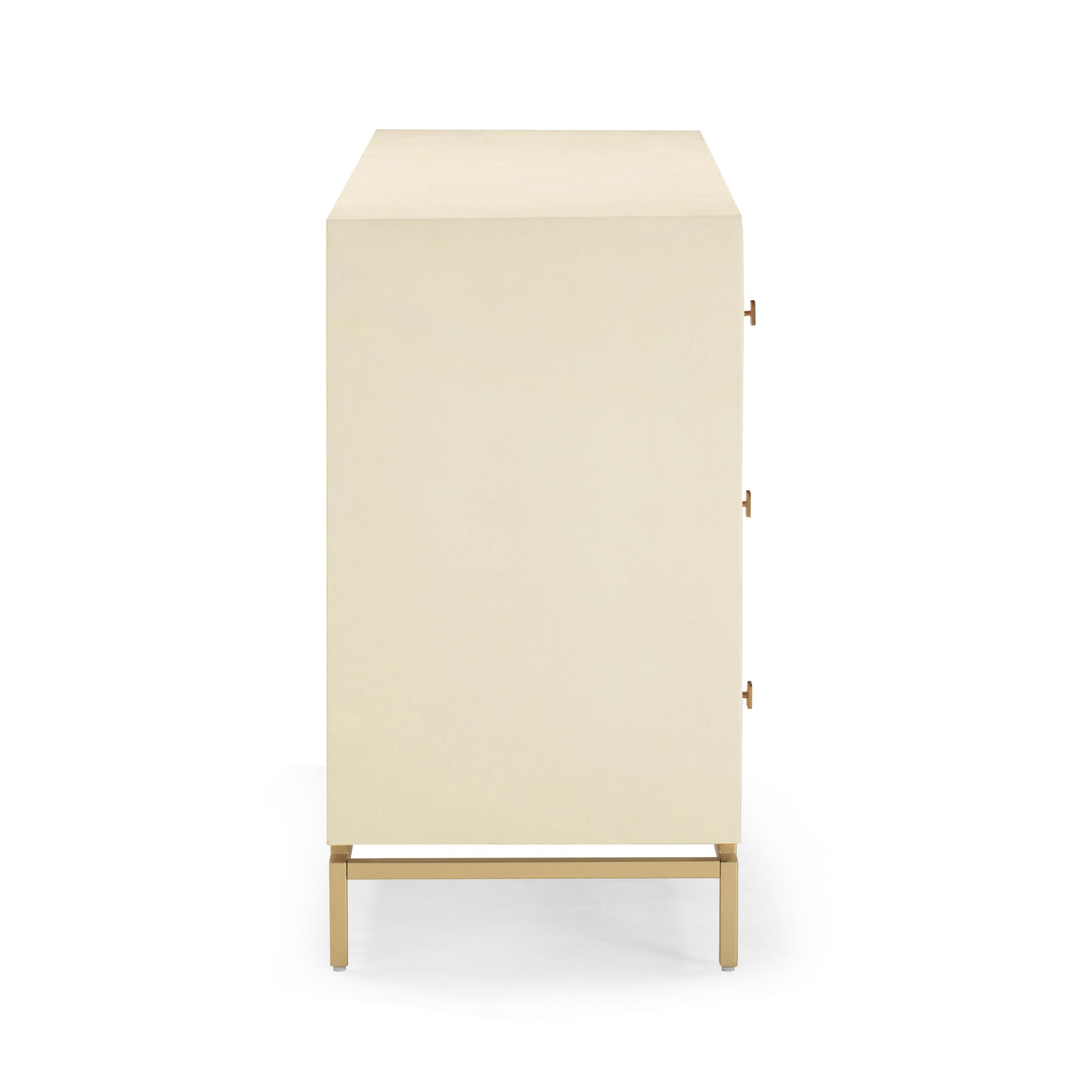 Pesce 57" Faux Shagreen 6-Drawer Dresser