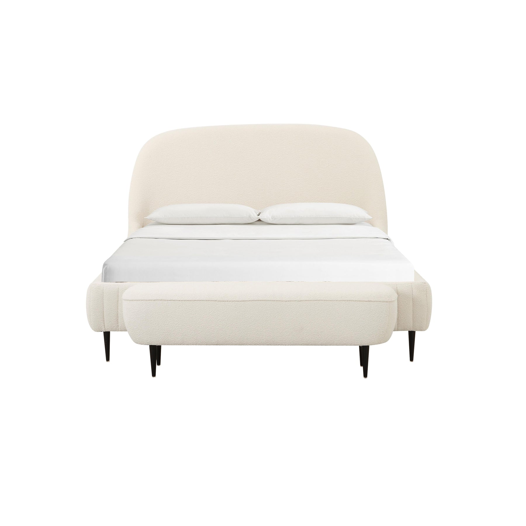 Denise Cream Boucle Bed