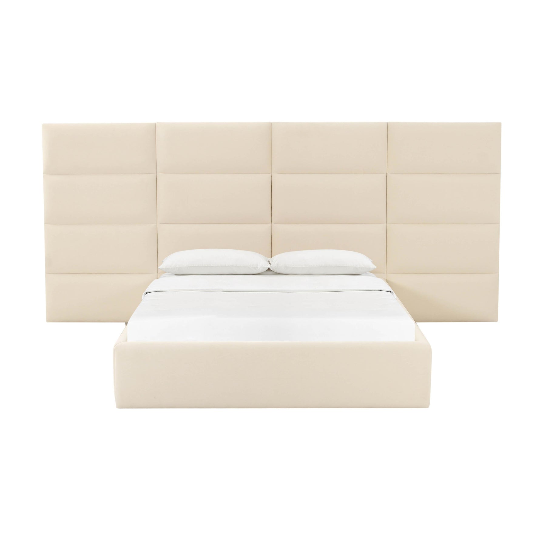 Eliana Performance Velvet Headboard Wings