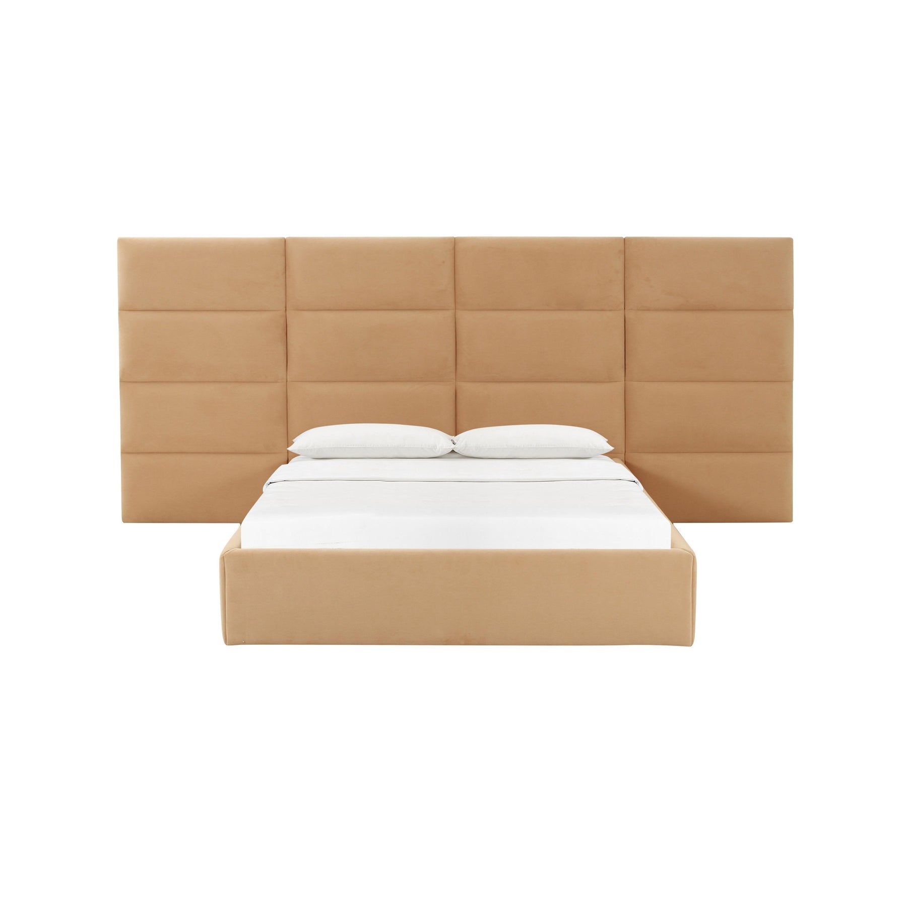 Eliana Performance Velvet Headboard Wings