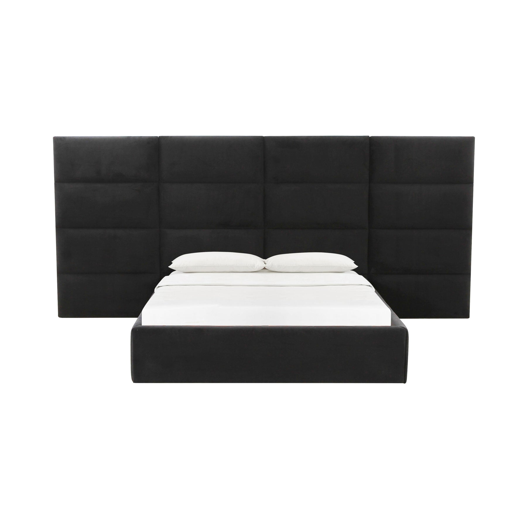 Eliana Performance Velvet Headboard Wings
