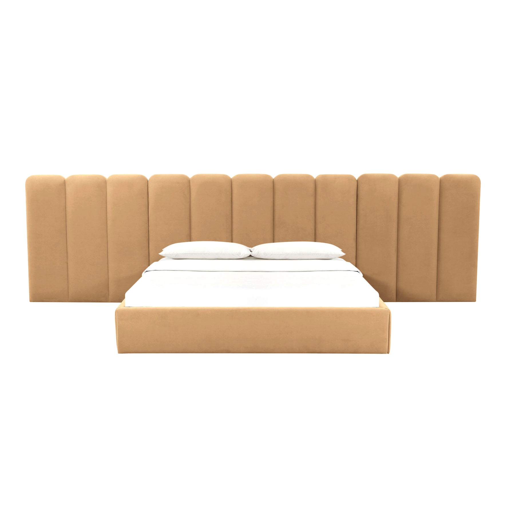 Palani Performance Velvet Headboard Wings