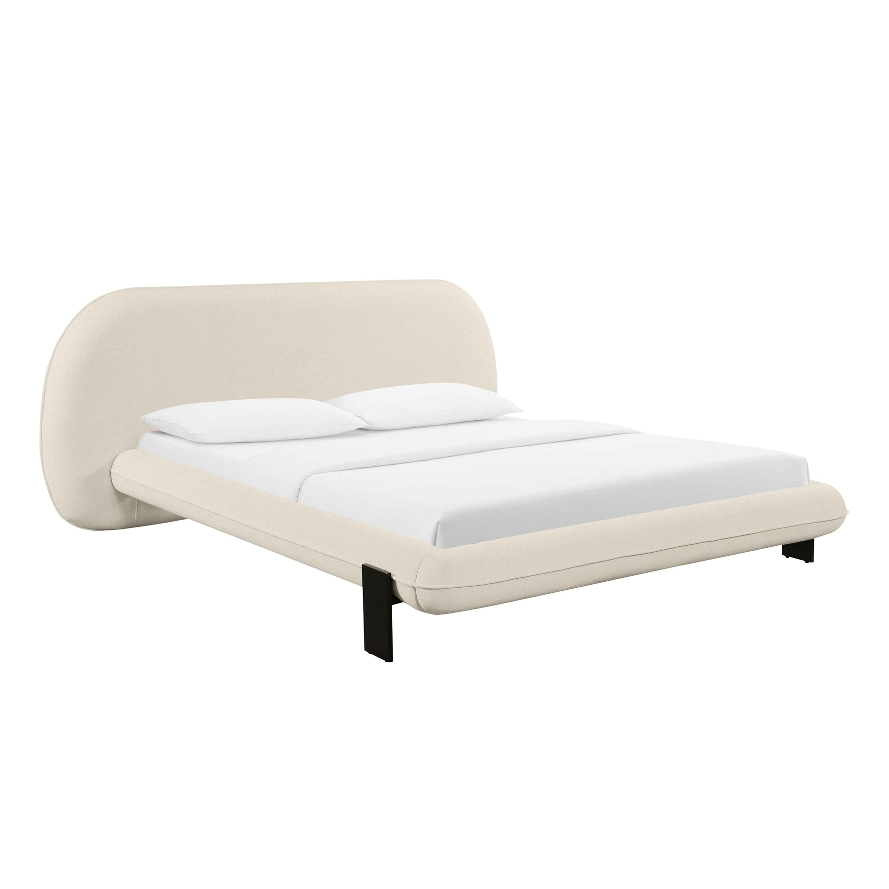 Ophelia Cream Performance Faux Wool Bed