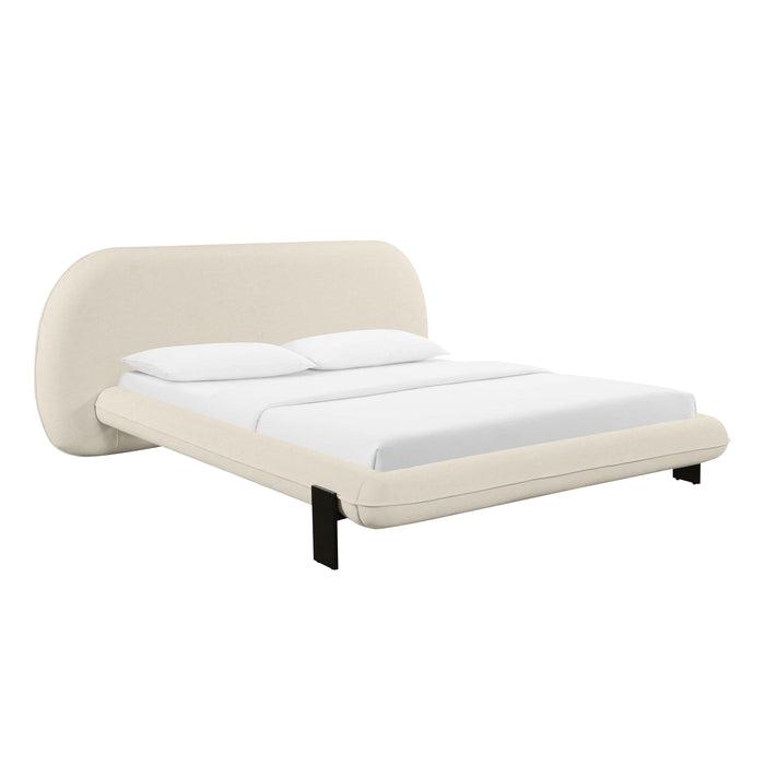 Ophelia Cream Performance Faux Wool Bed