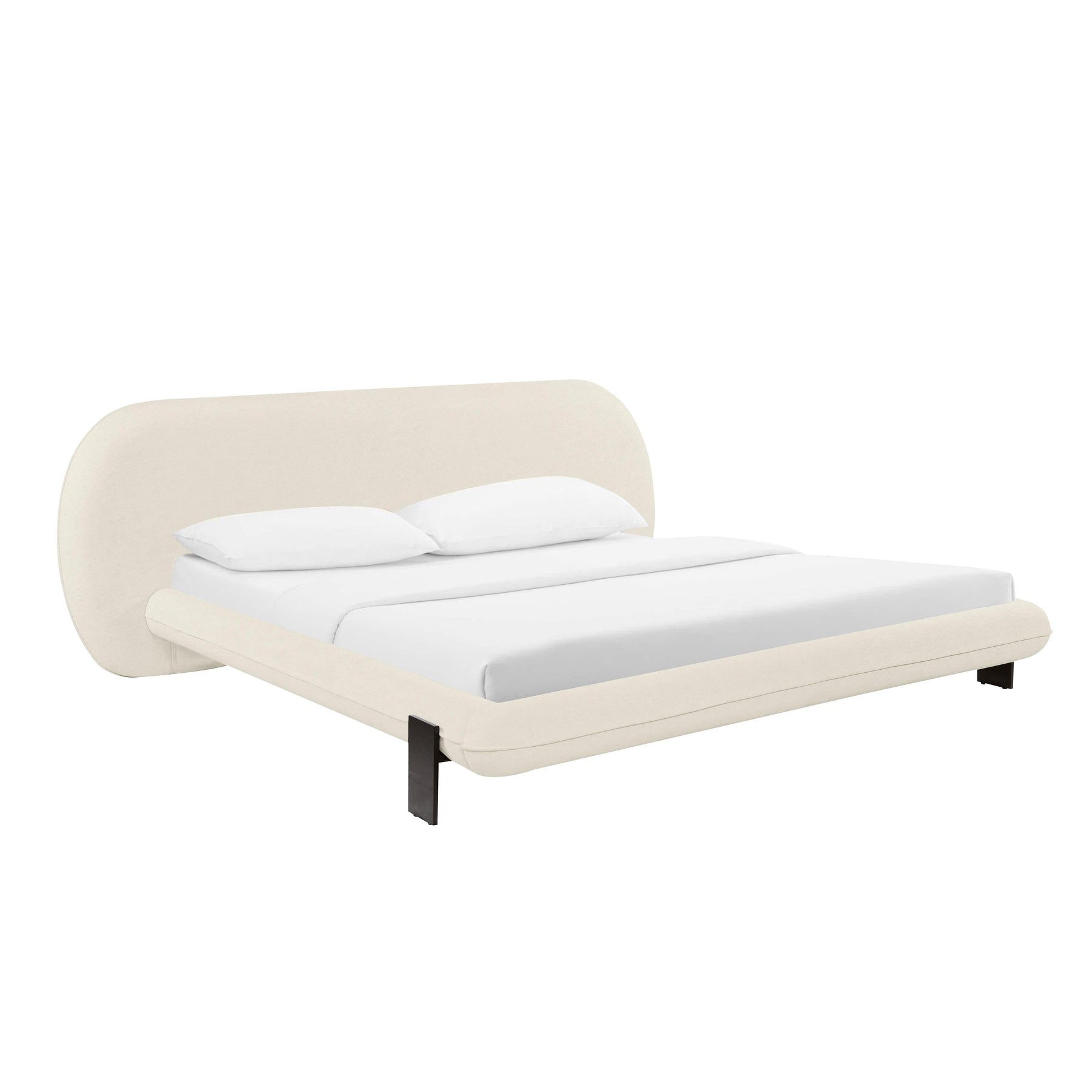 Ophelia Cream Performance Faux Wool Bed