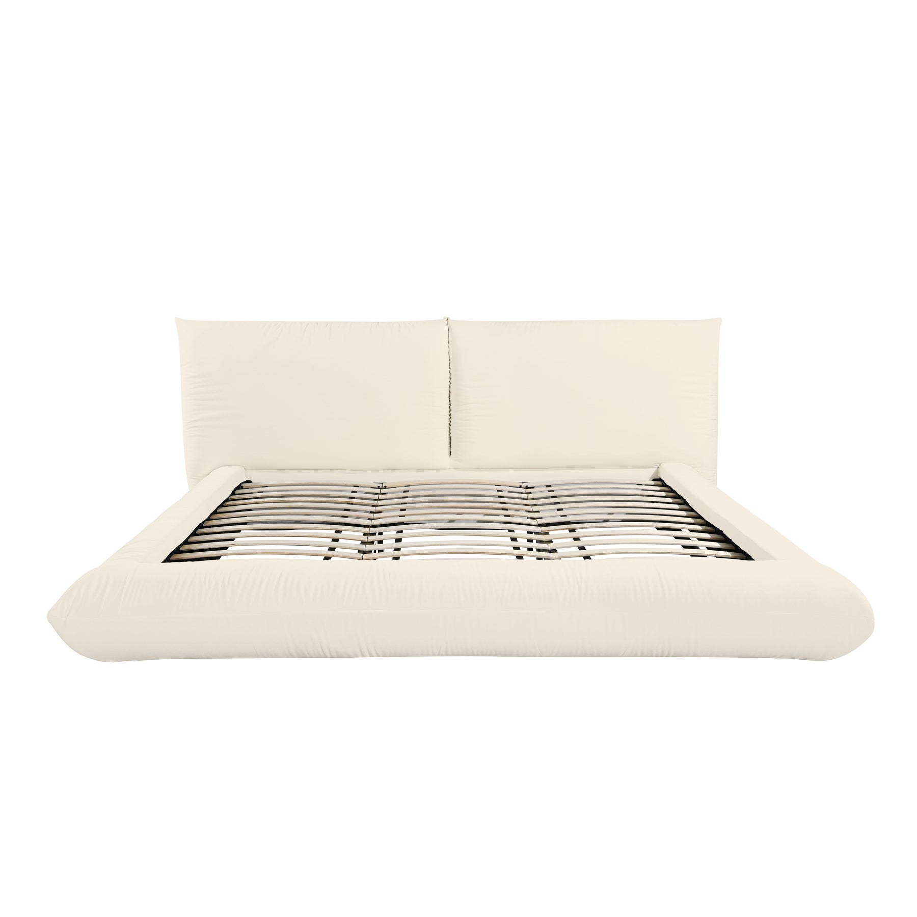 Romp Cream Upcycled Performance Linen Bed