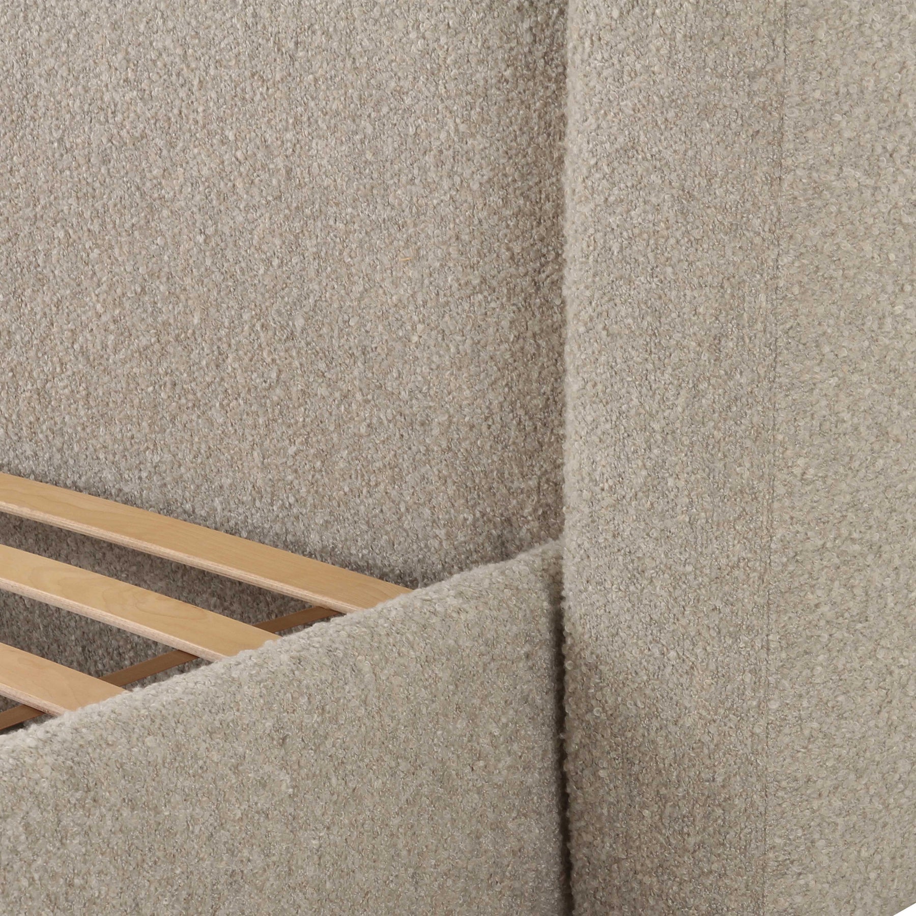 Babette Tan Contract-Grade Boucle Bed