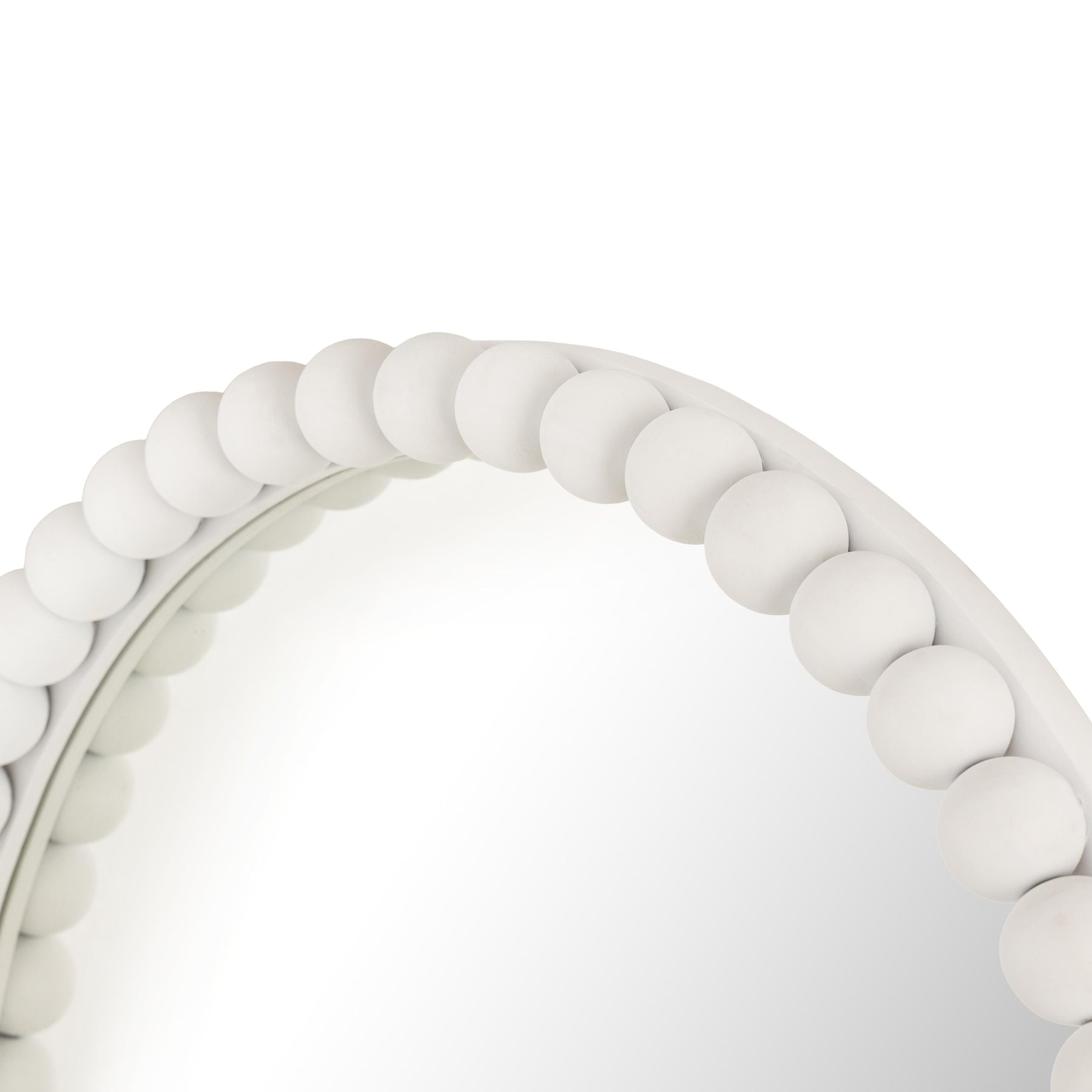Baria 30" Wooden Round Wall Mirror