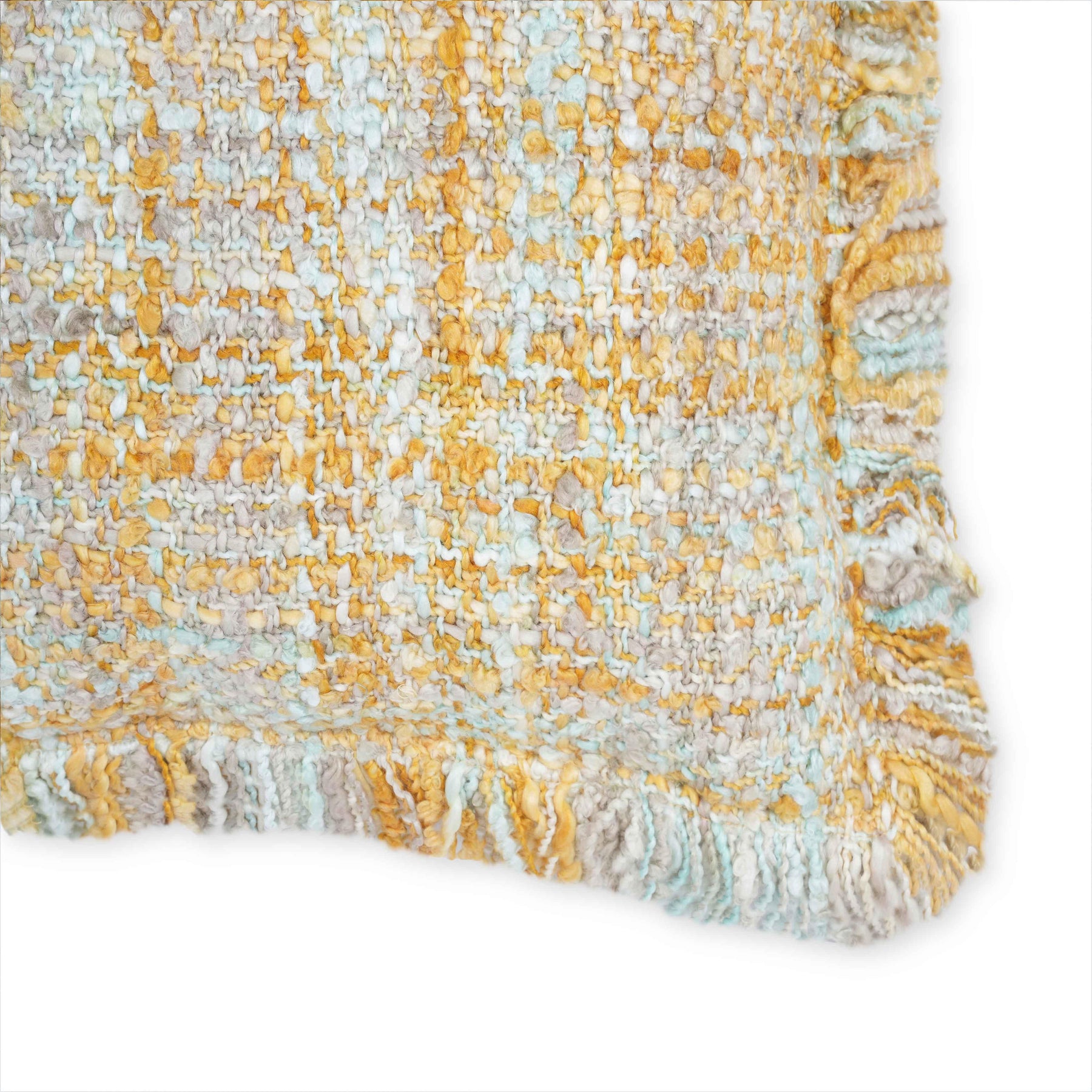 Frazzle 22.5" Textured Square Throw Pillow Cover