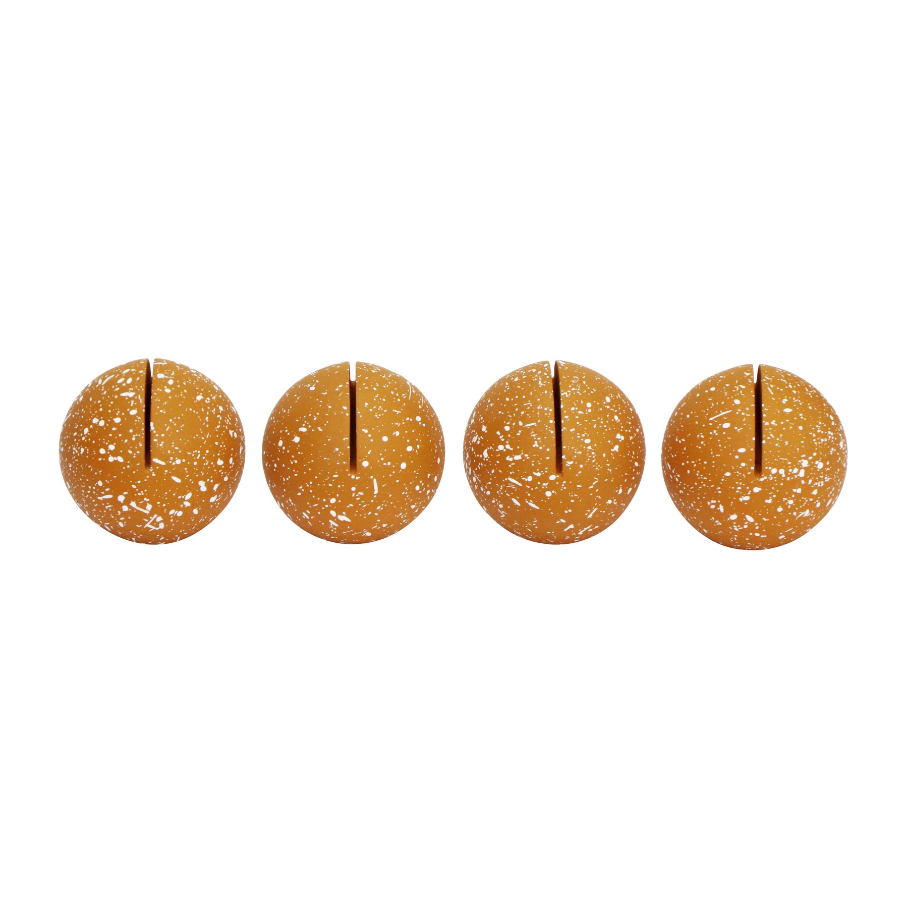 Gabby Speckled Round Card Holder - Set of 4