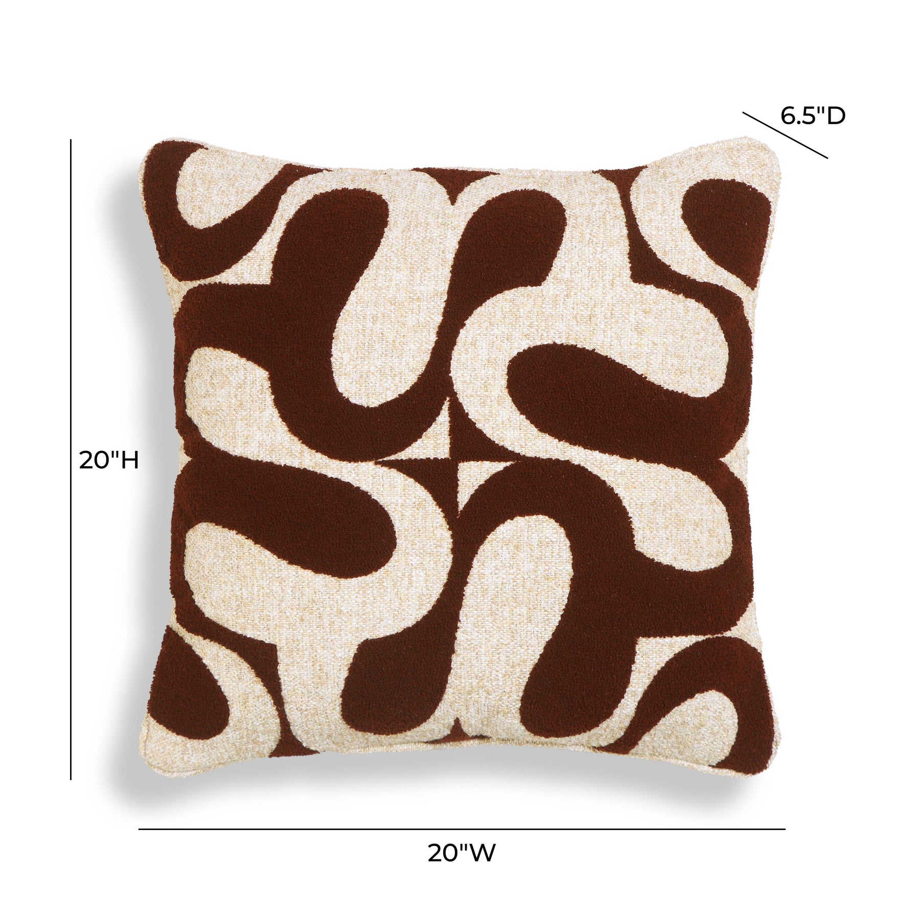 Bonney 20" Boucle Square Throw Pillow Cover