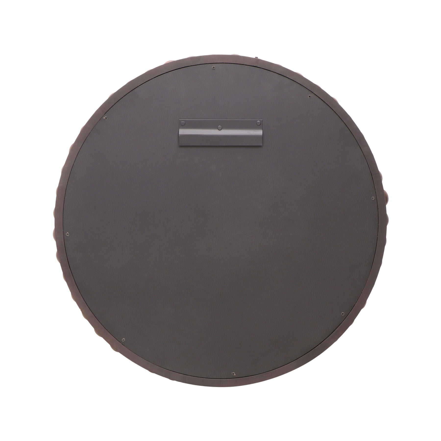 Baria 30" Wooden Round Wall Mirror