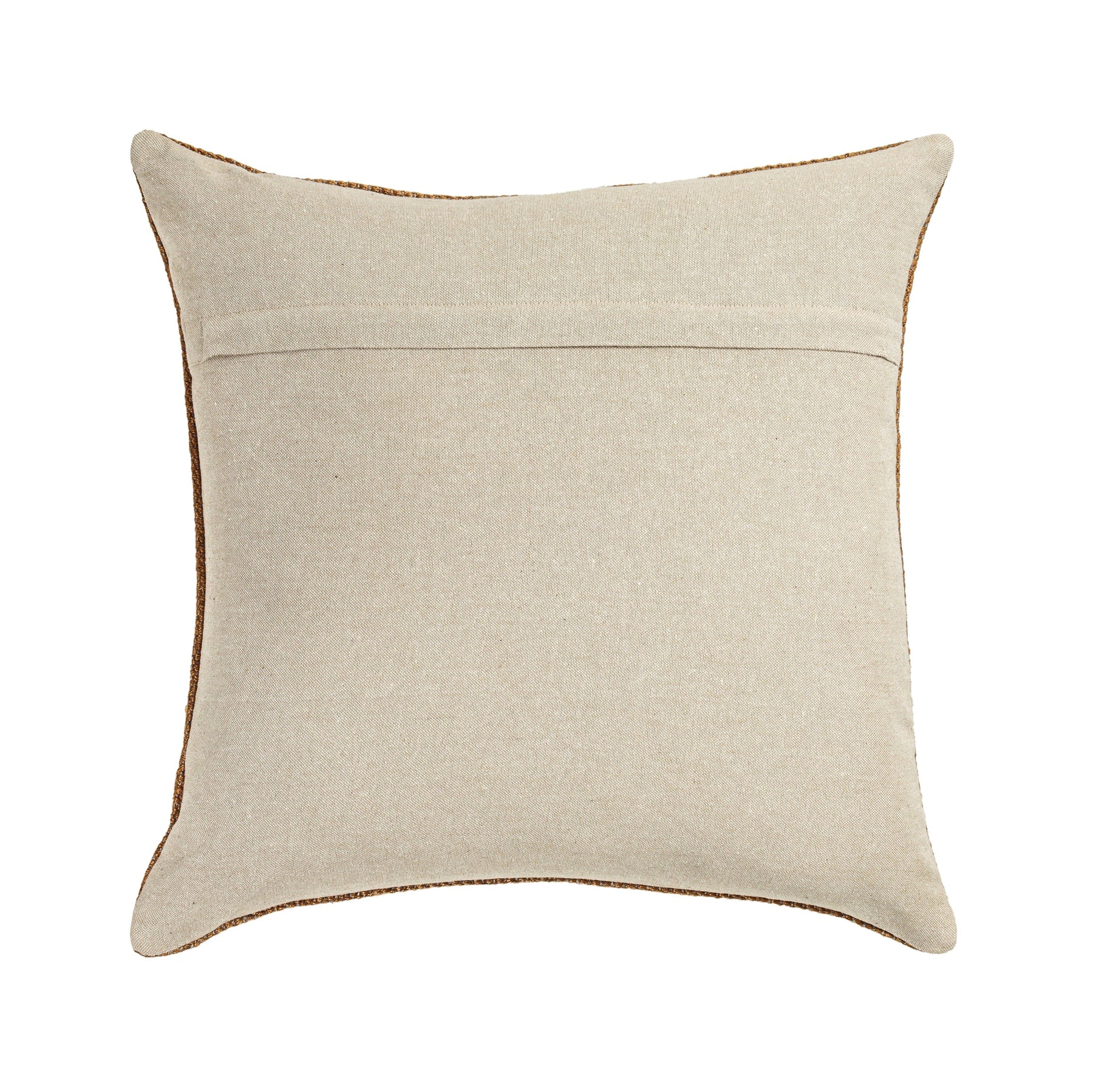 Terra 20"  Square Wool and Jute Kilim Throw Pillow