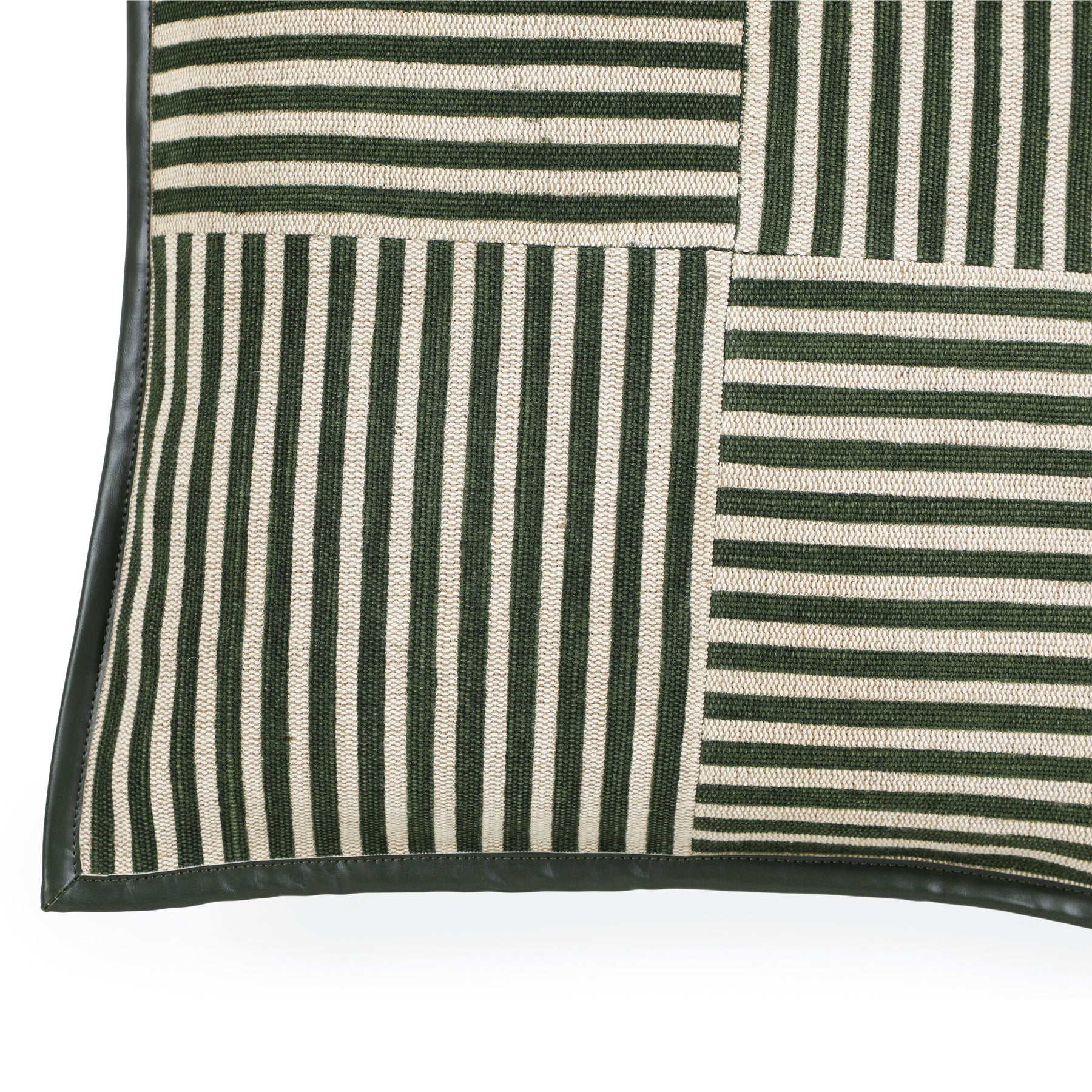 Kora 20" Cotton Jute Contract-Grade Throw Pillow