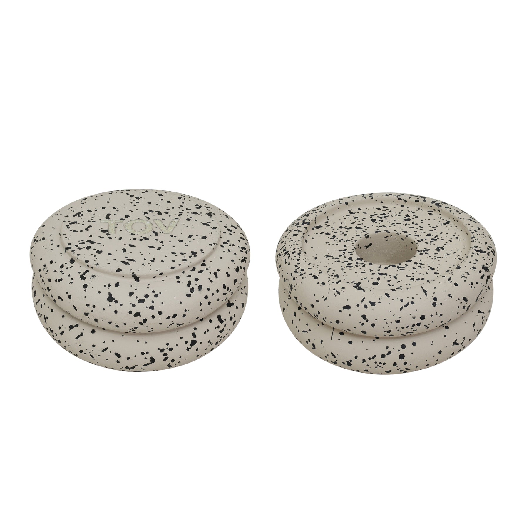 Gabby Stacking Candle Holder - Set of 2