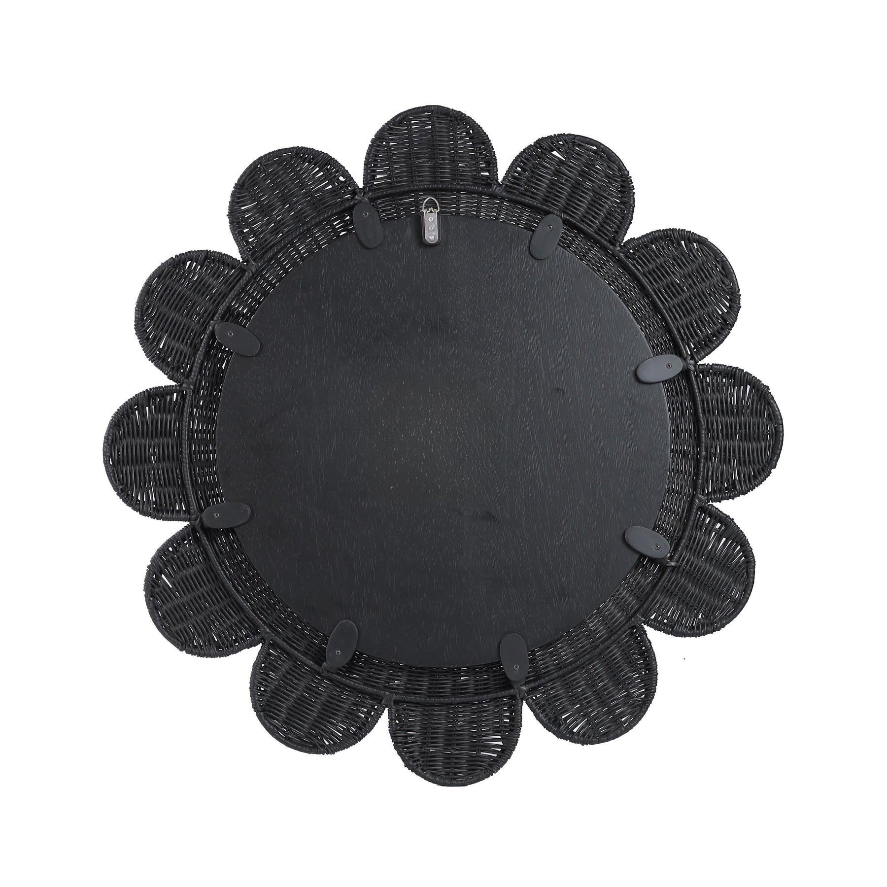 Coralie 33.4" Rattan Round Wall Mirror