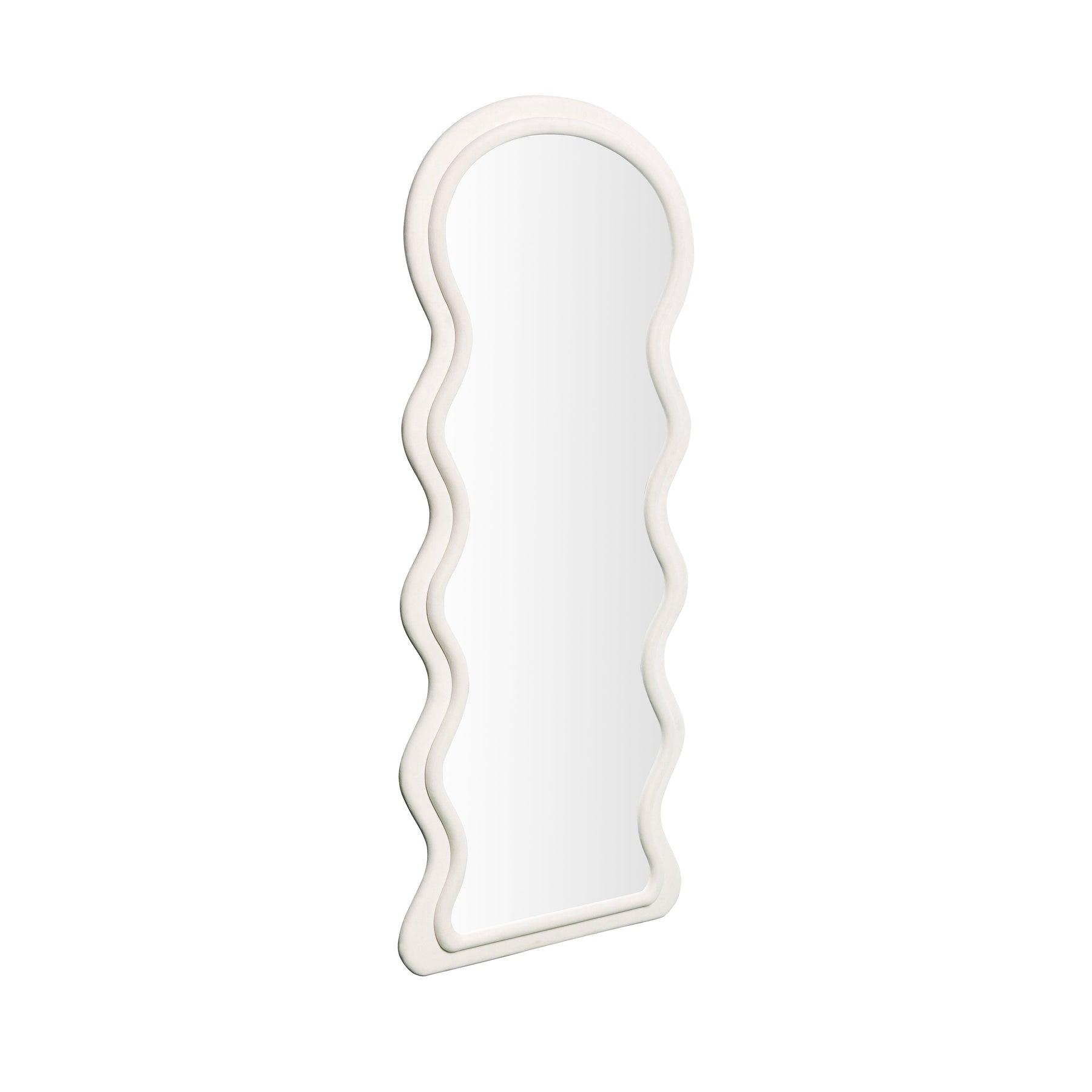 Rhodes 70" Velvet Floor Mirror