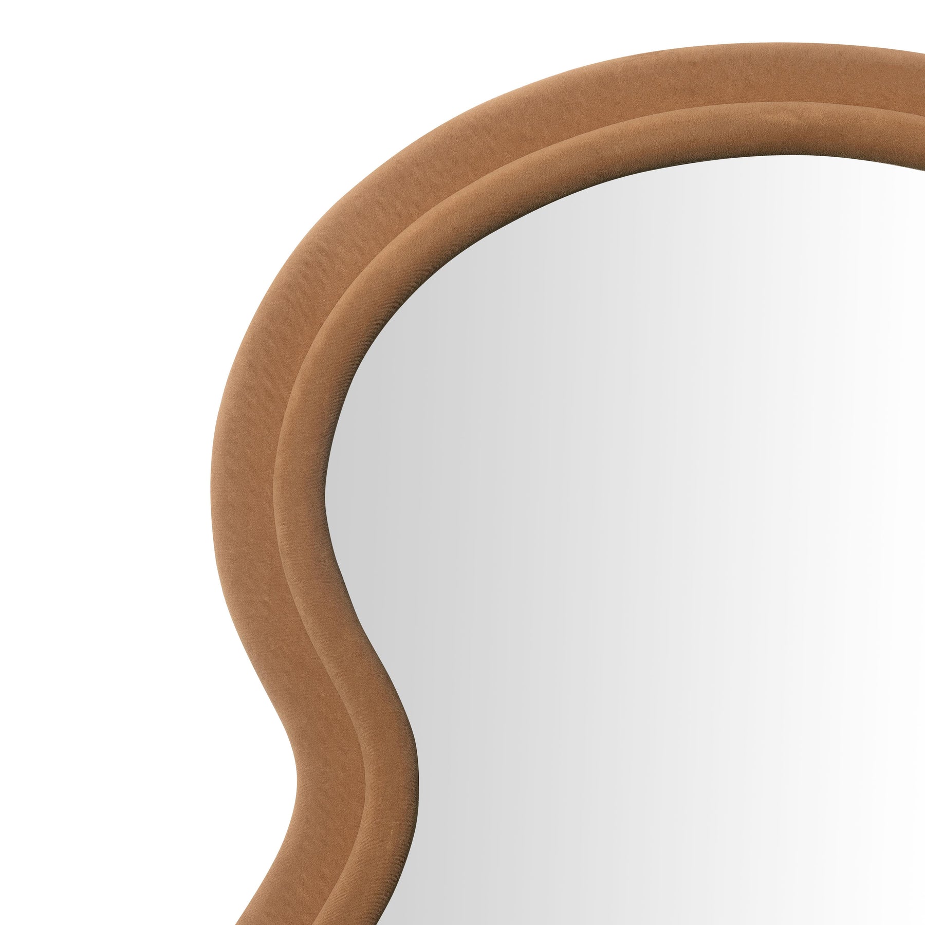 Rhodes 70" Velvet Floor Mirror