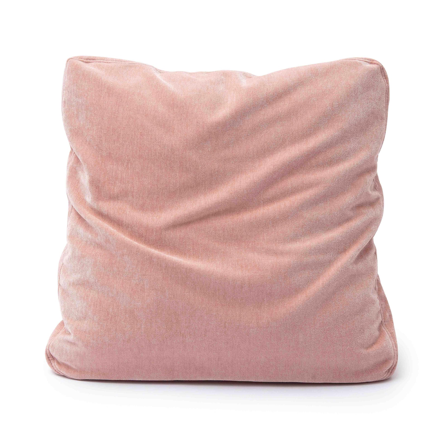Tipsy Upcycled Chenille Square Floppy Throw Pillow (20"-24")