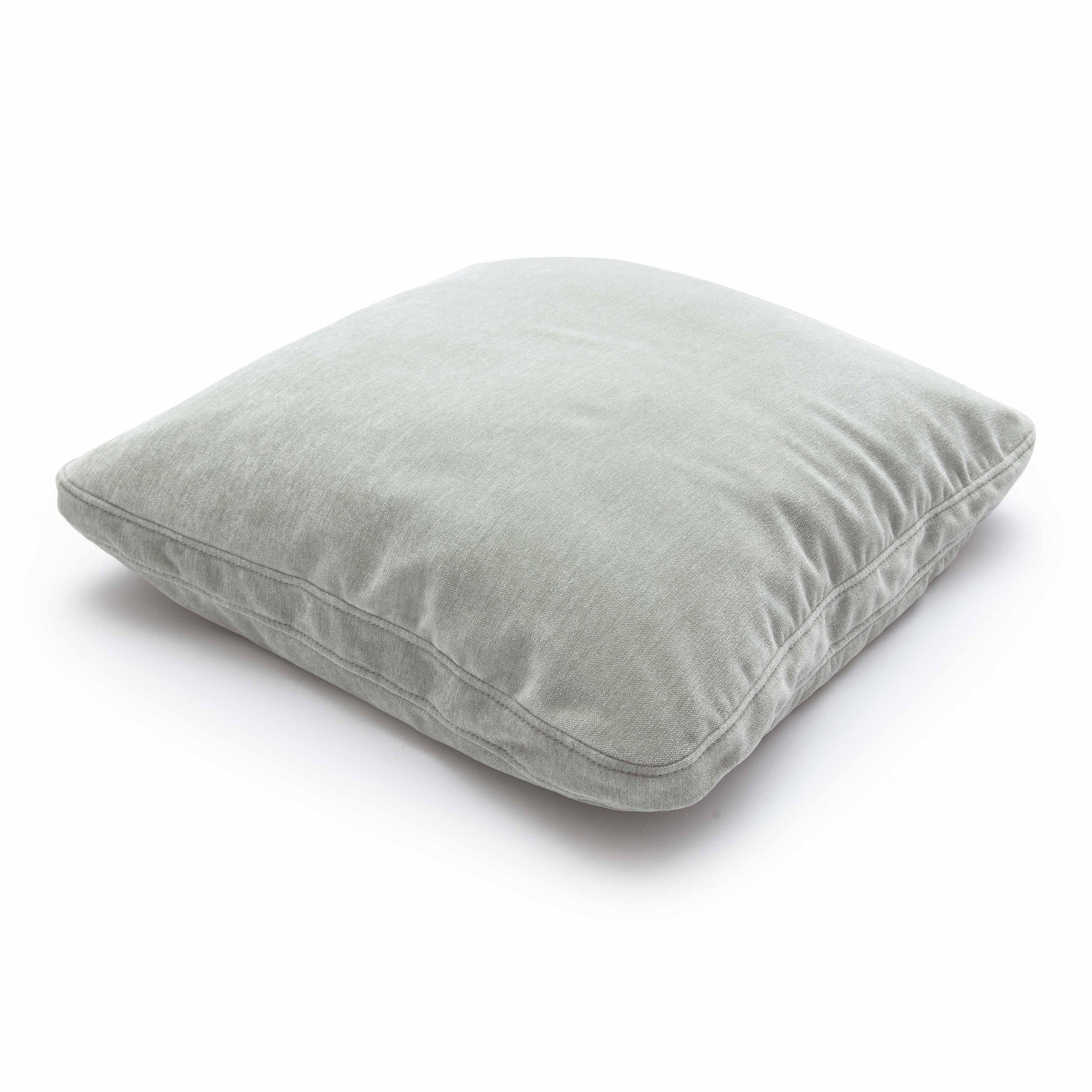 Tipsy Upcycled Chenille Square Floppy Throw Pillow (20"-24")