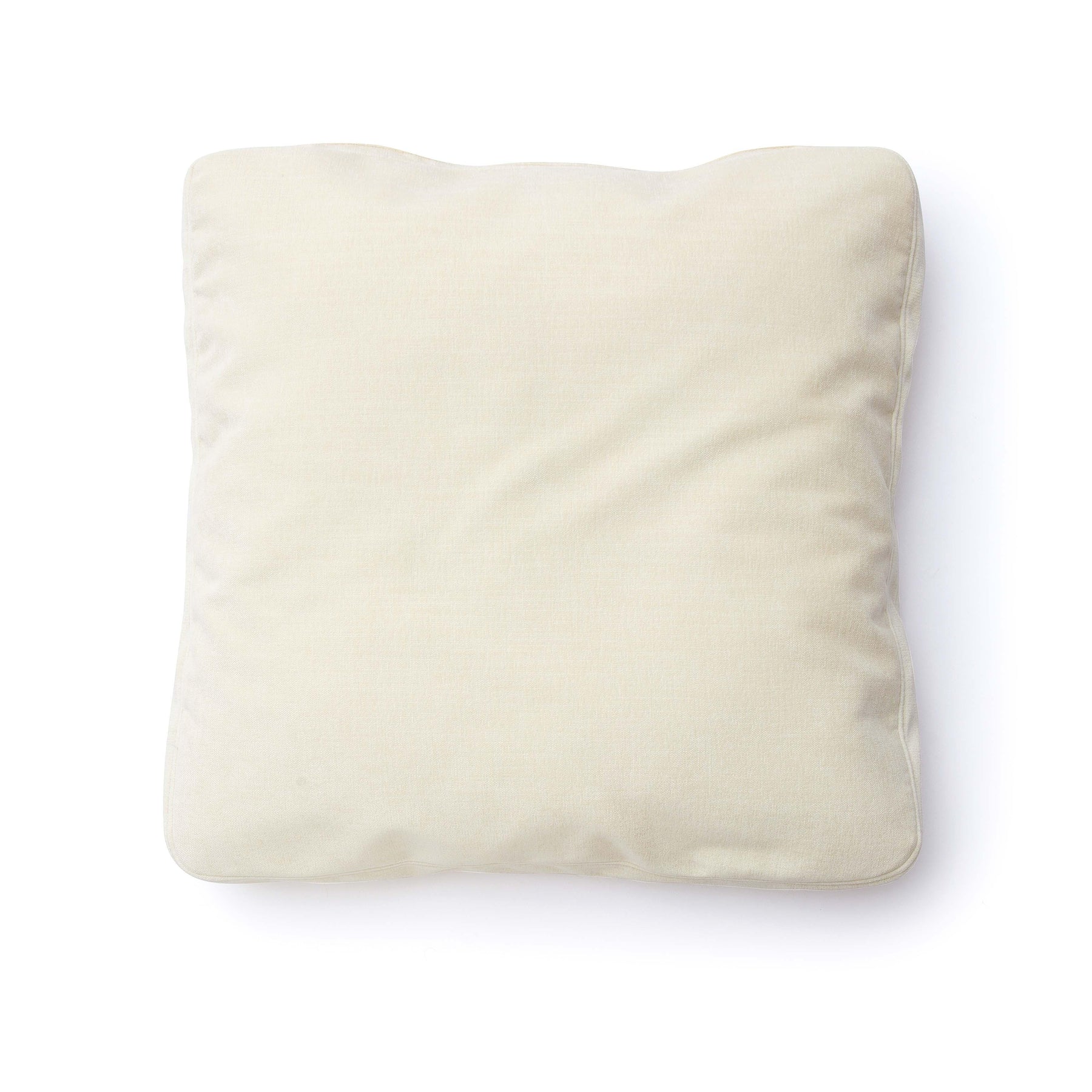 Tipsy Upcycled Chenille Square Floppy Throw Pillow (20"-24")