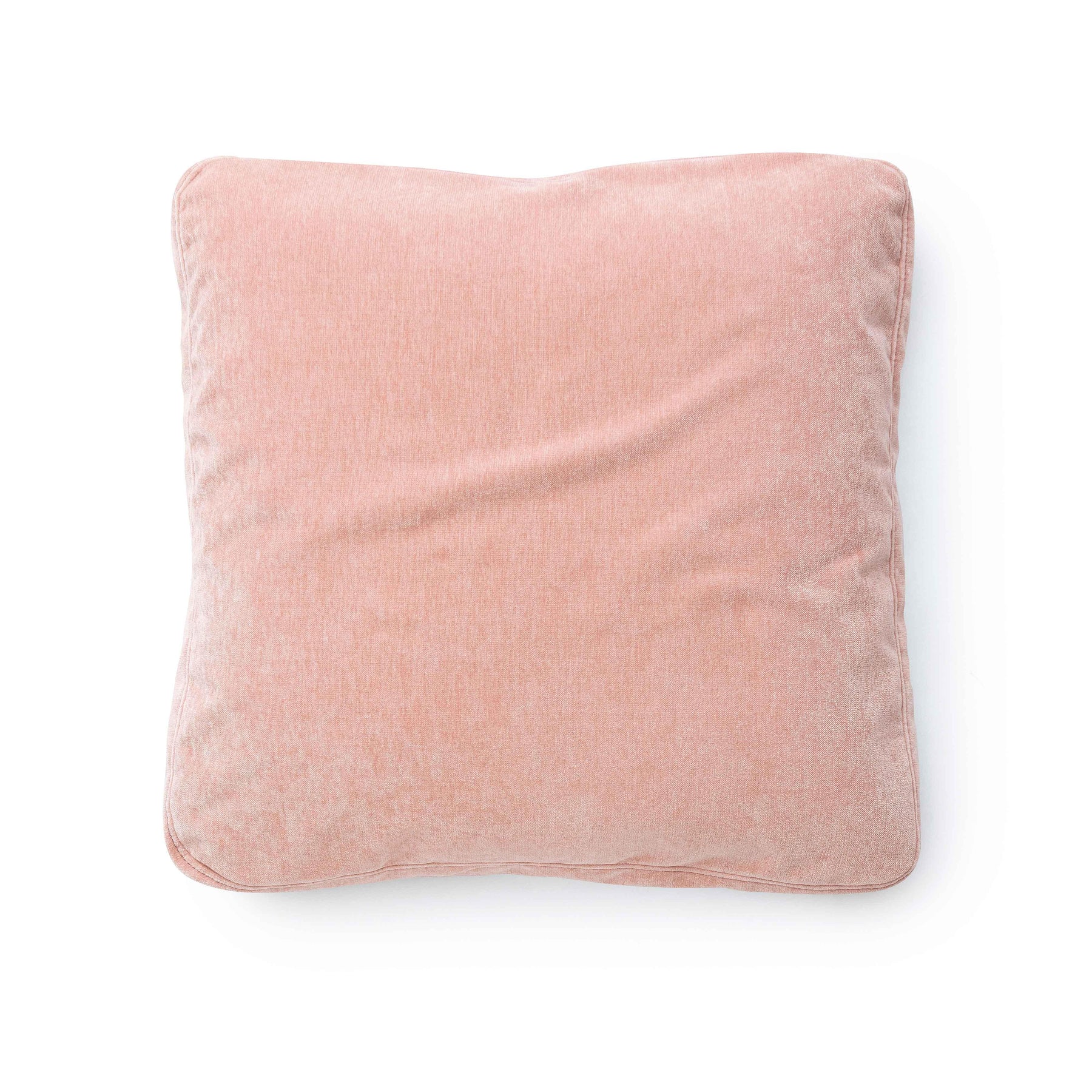 Tipsy Upcycled Chenille Square Floppy Throw Pillow (20"-24")