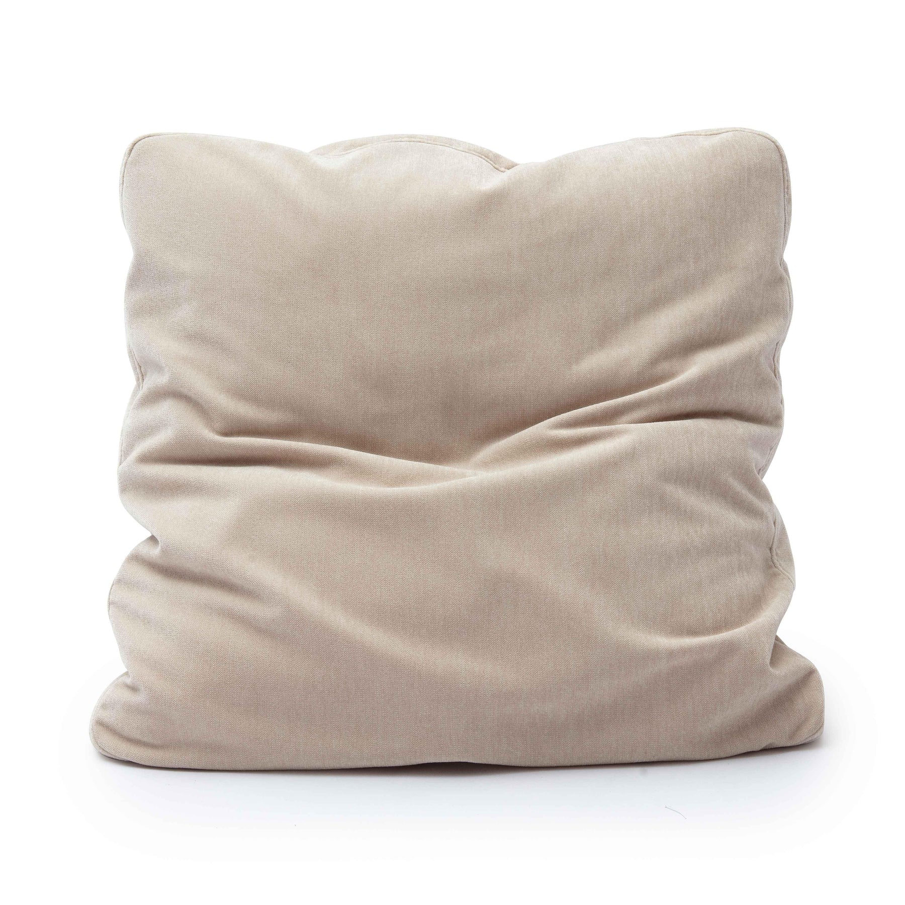 Tipsy Upcycled Chenille Square Floppy Throw Pillow (20"-24")