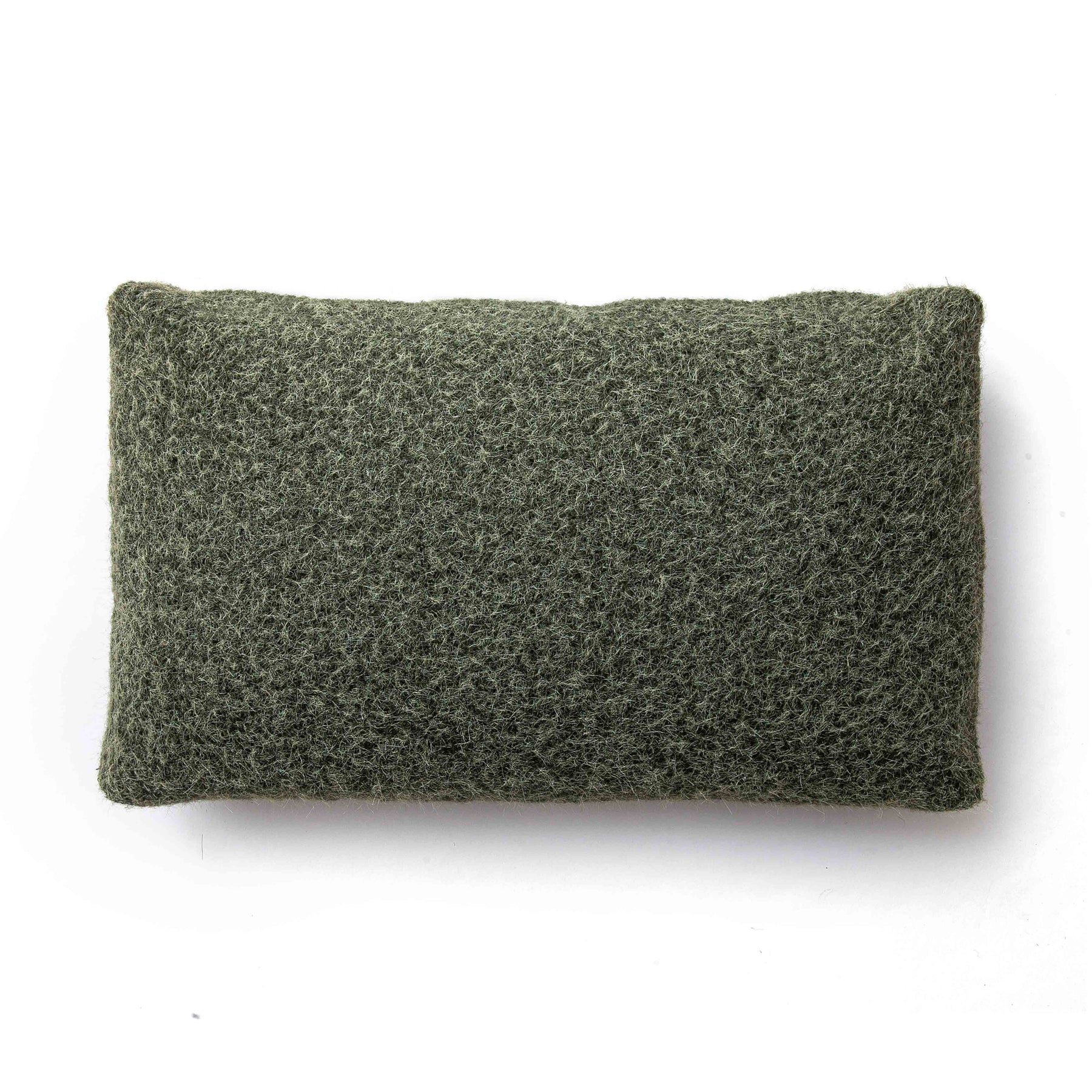 Malolo 20"X12" Long Mohair Rectangular Vegan-Down Throw Pillow Cover