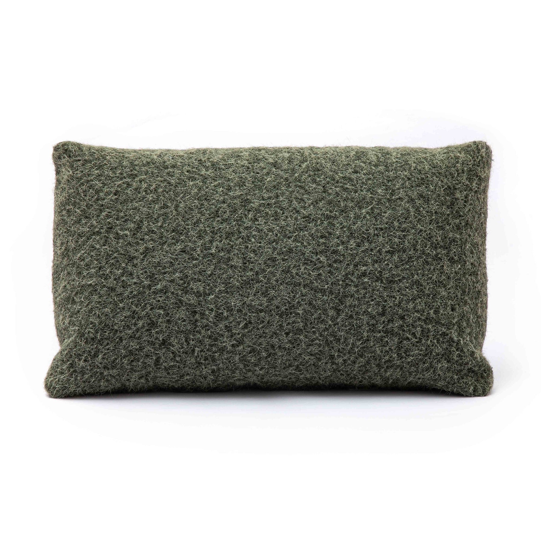 Malolo 20"X12" Long Mohair Rectangular Vegan-Down Throw Pillow Cover