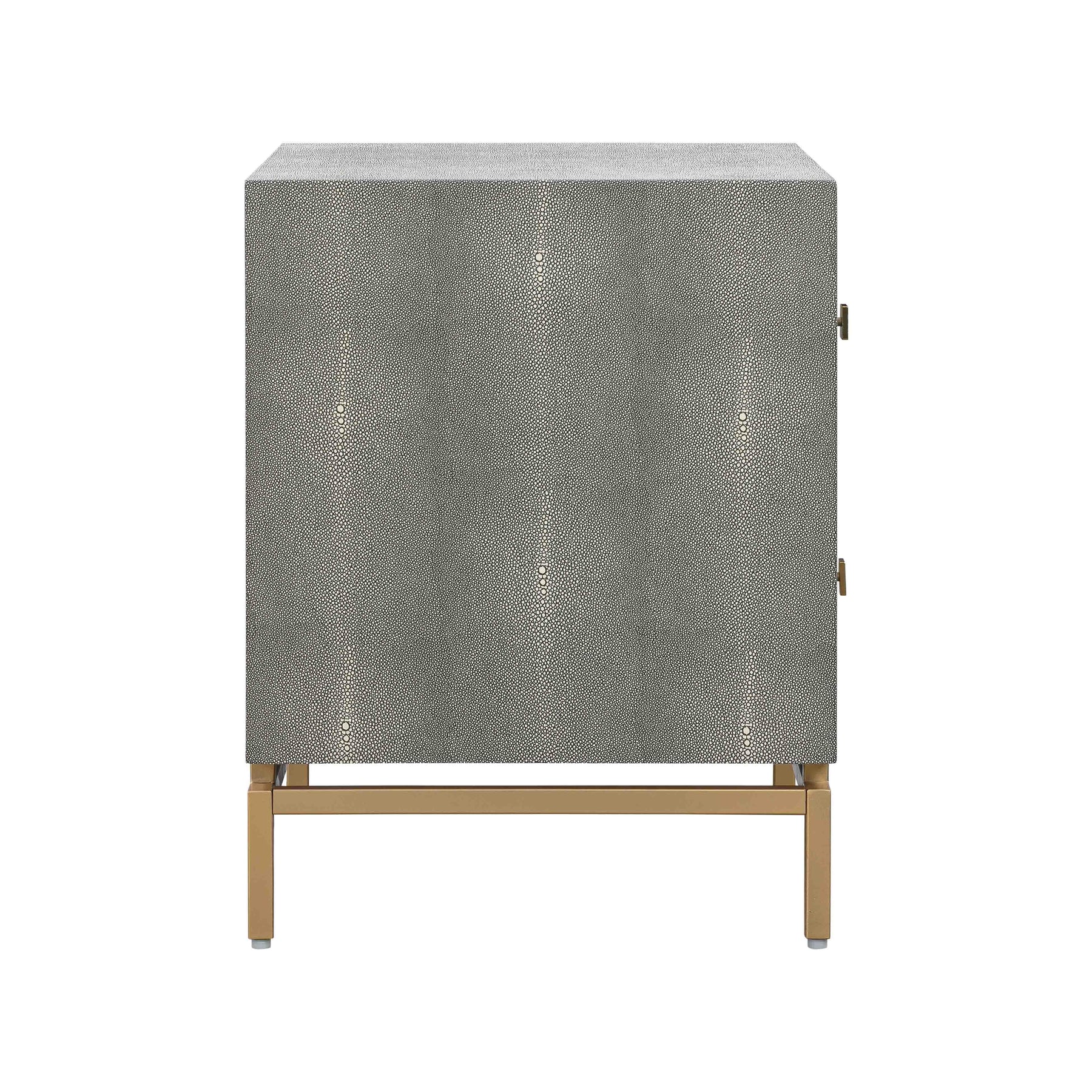Pesce 25" Faux Shagreen 2-Drawer Nightstand